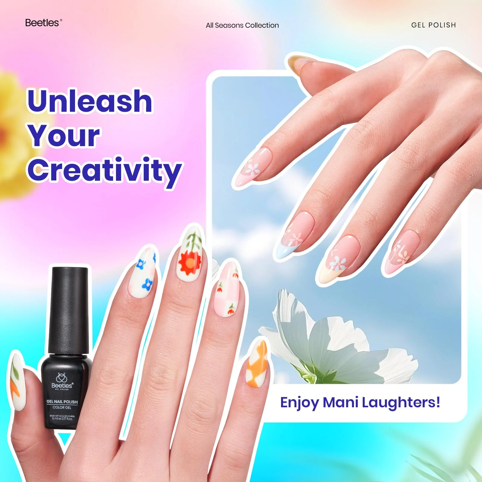 Beetles Rustic Sonata Nails Gel Nail Polish Set 25 Colors Summer Nails - Image 4