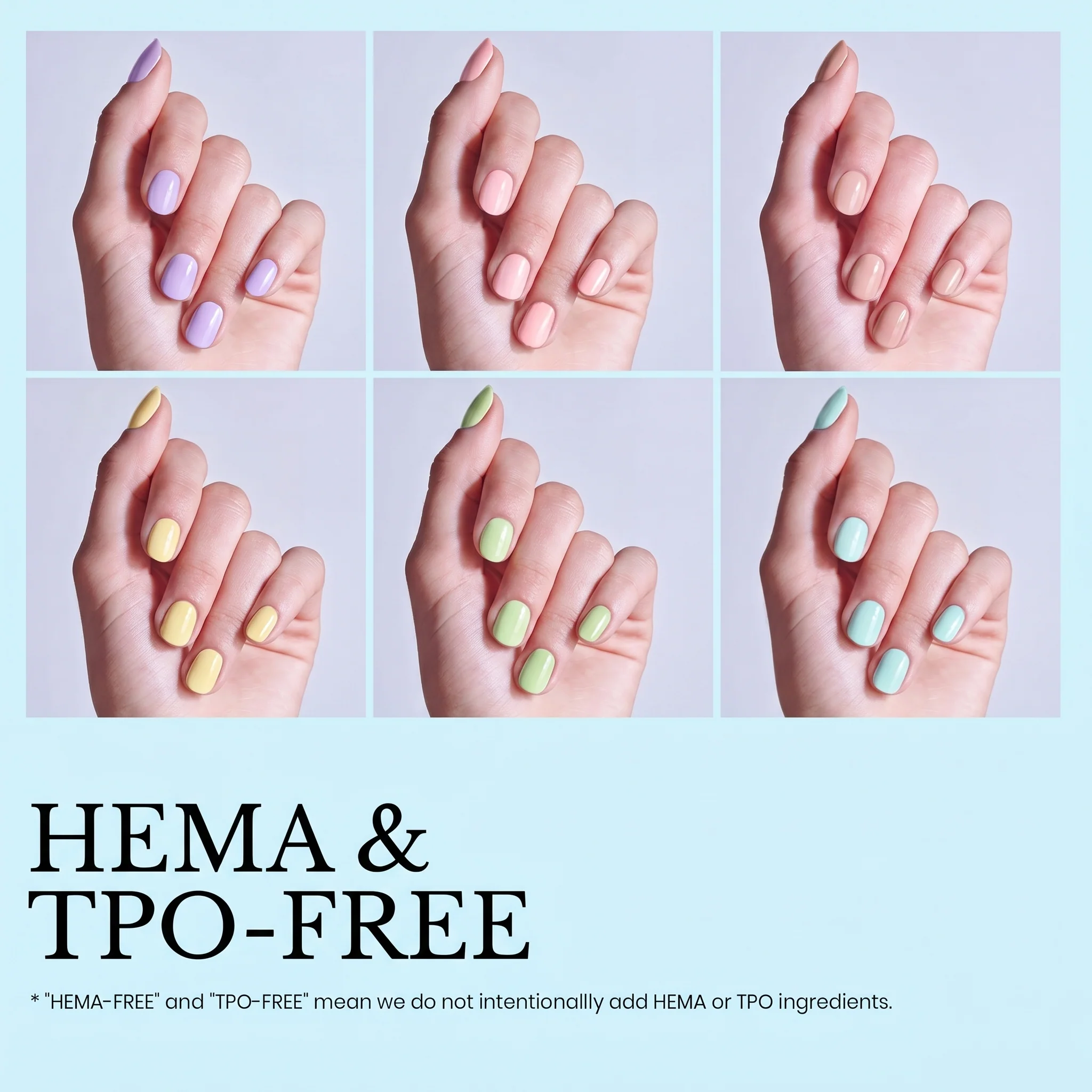 Beetles Stay Shining Afternoon Desserts HEMA Free TPO Free 6 Colors Gel Nail Polish Set 7.5ml - Image 3