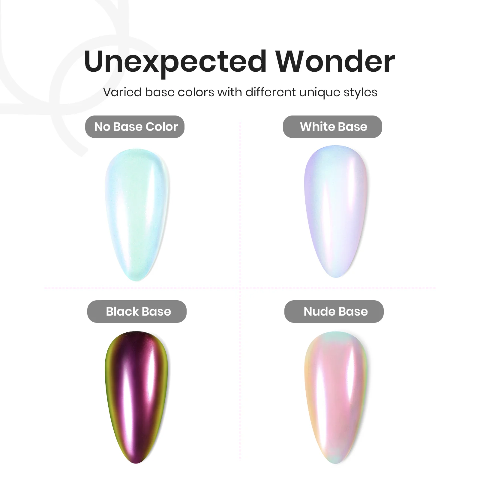 Beetles Stay Shining Aurora Blue Glazed Chrome Nail Powder - Image 3