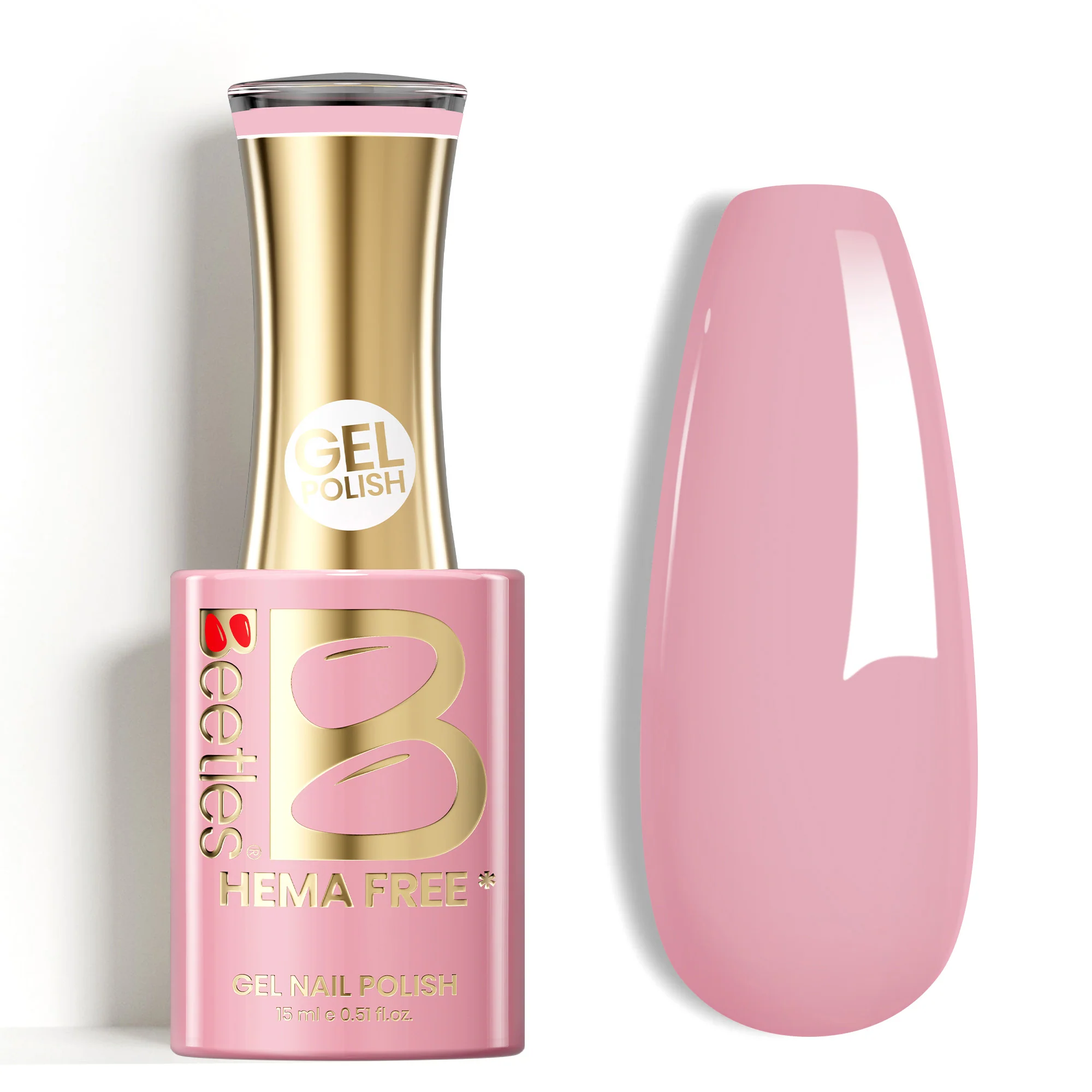 Beetles Stay Shining Bare Petal HEMA Free TPO Free Jelly Gel Nail Polish 15ml