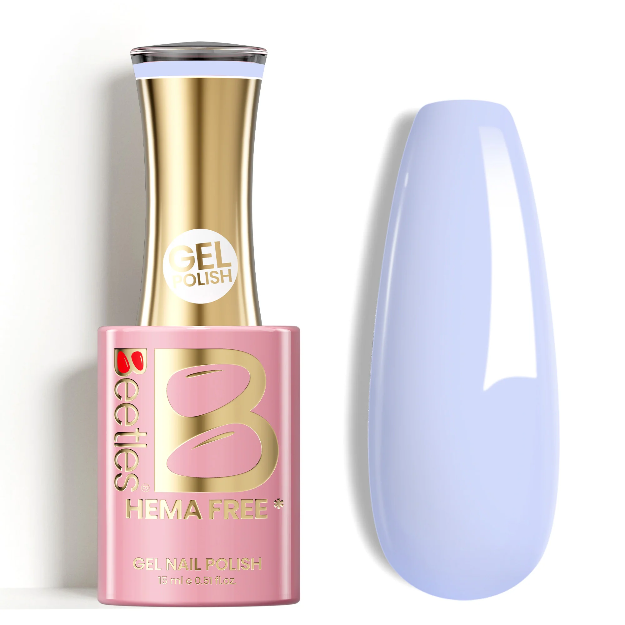 Beetles Stay Shining Blueberry Smoothie HEMA Free TPO Free Gel Nail Polish 15ml