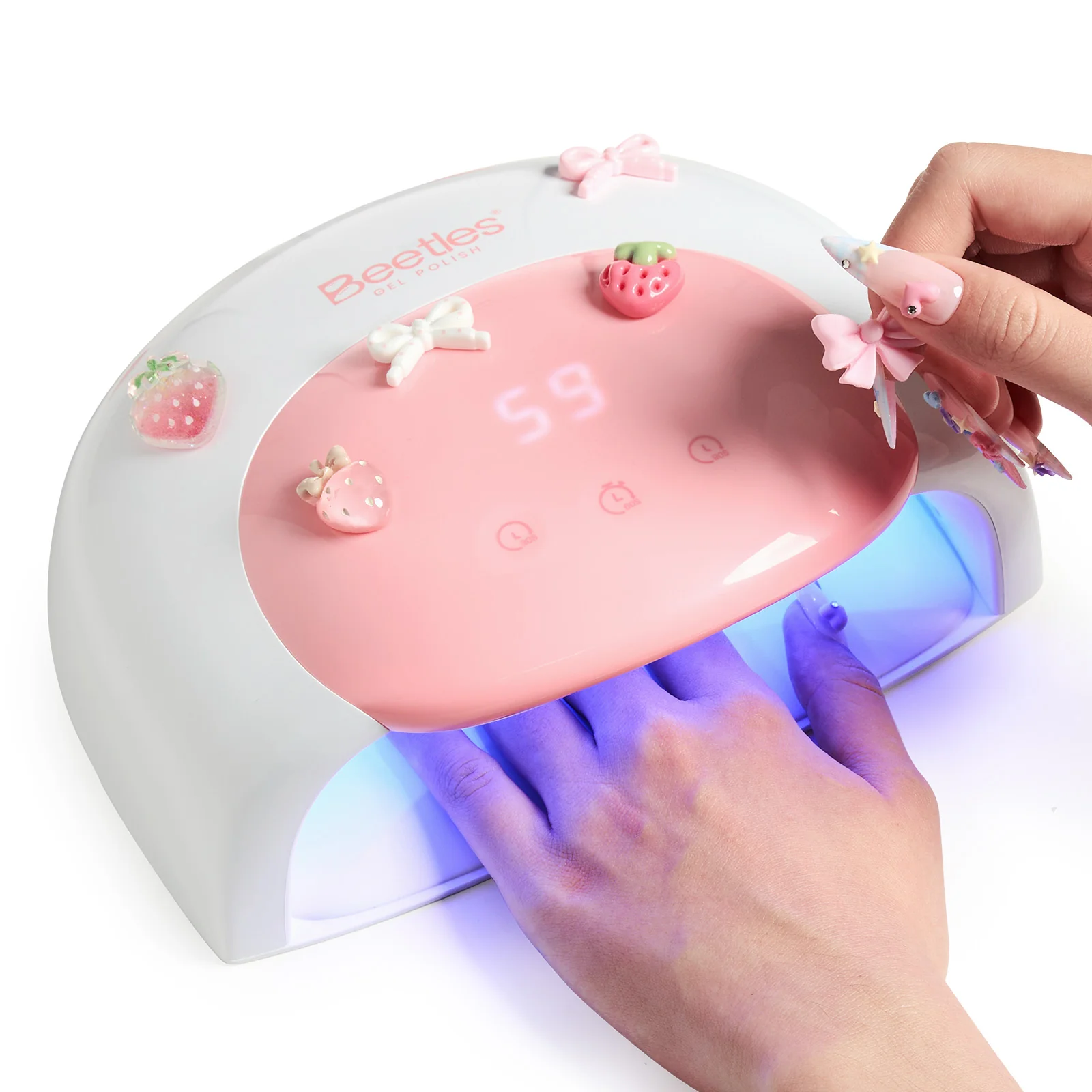 Beetles Stay Shining Candy White UV/LED Nail Lamp