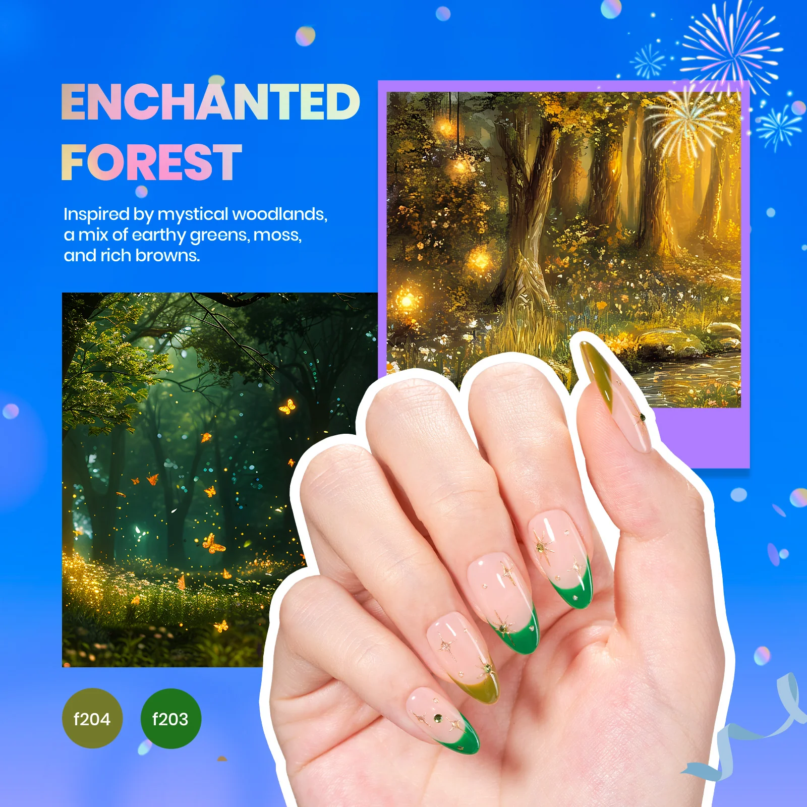 Beetles Stay Shining Colorful Dreamscape HEMA-FREE TPO FREE Gel Nail Kit with UV Light, DIY Salon-Quality at Home - Image 6