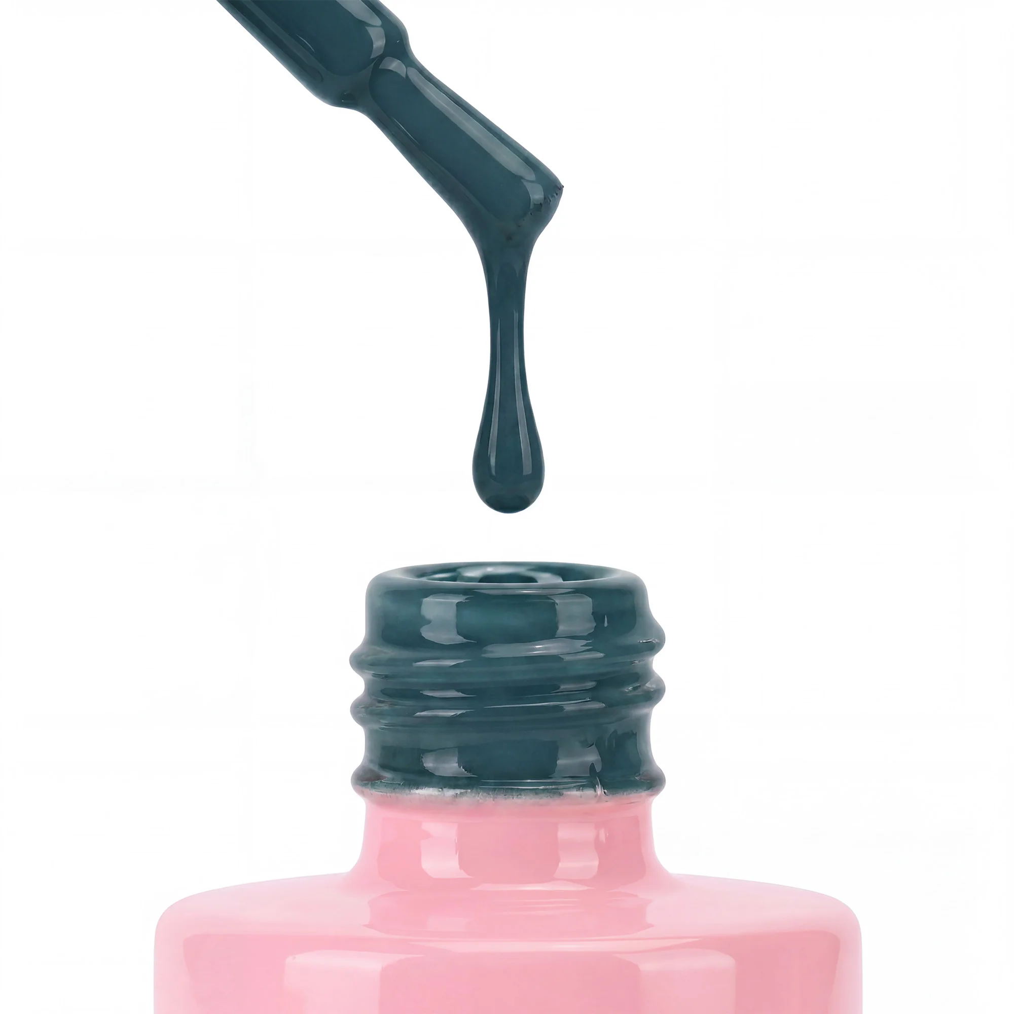 Beetles Stay Shining Deep Teal HEMA Free TPO Free Gel Nail Polish 15ml - Image 5