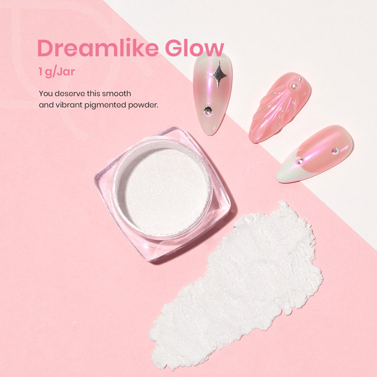 Beetles Stay Shining Effortless Chic Chrome Nail Powder - Image 2