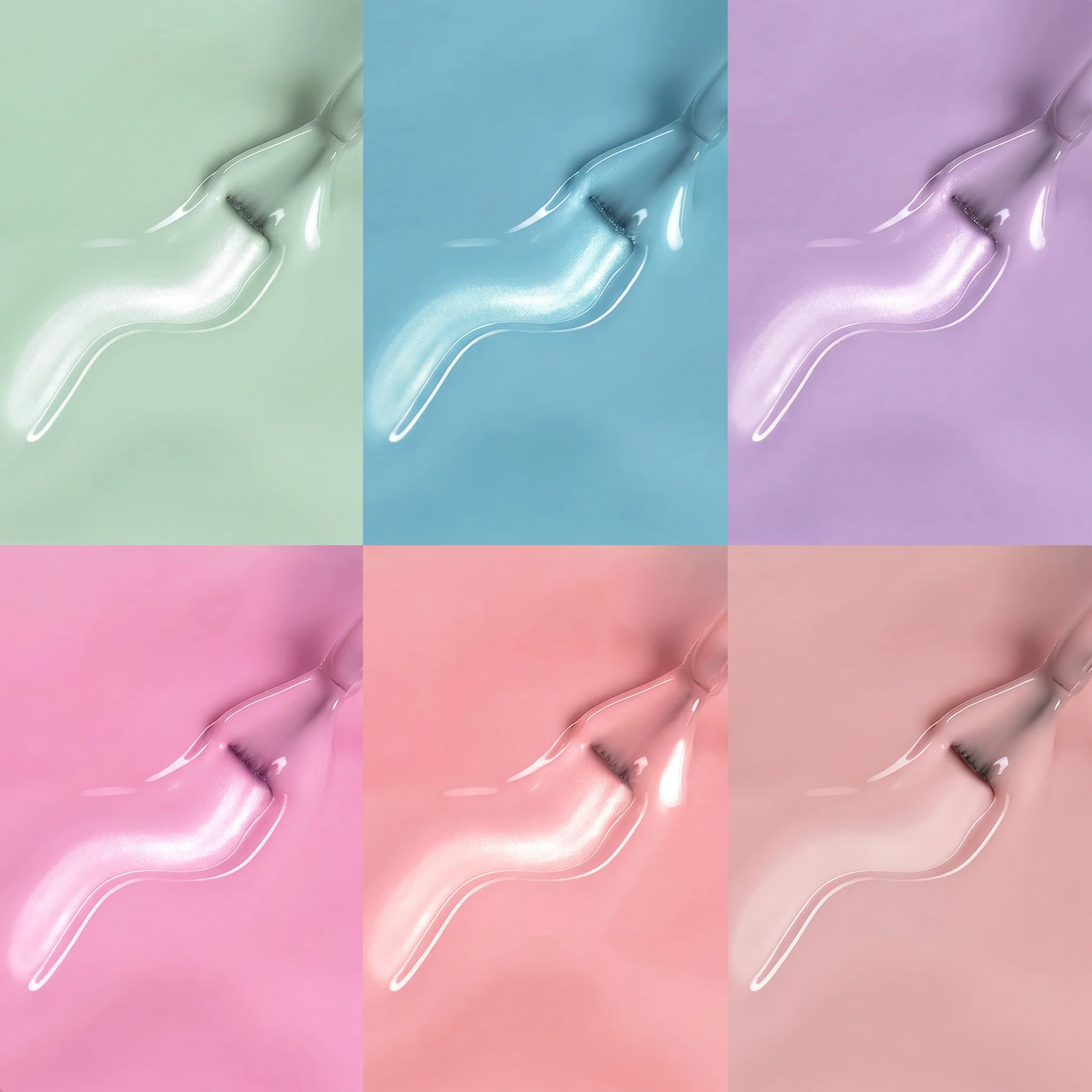 Beetles Stay Shining Fairy Garden HEMA Free TPO Free 6 Colors Cat Eye Gel Polish Set 7.5ml - Image 2