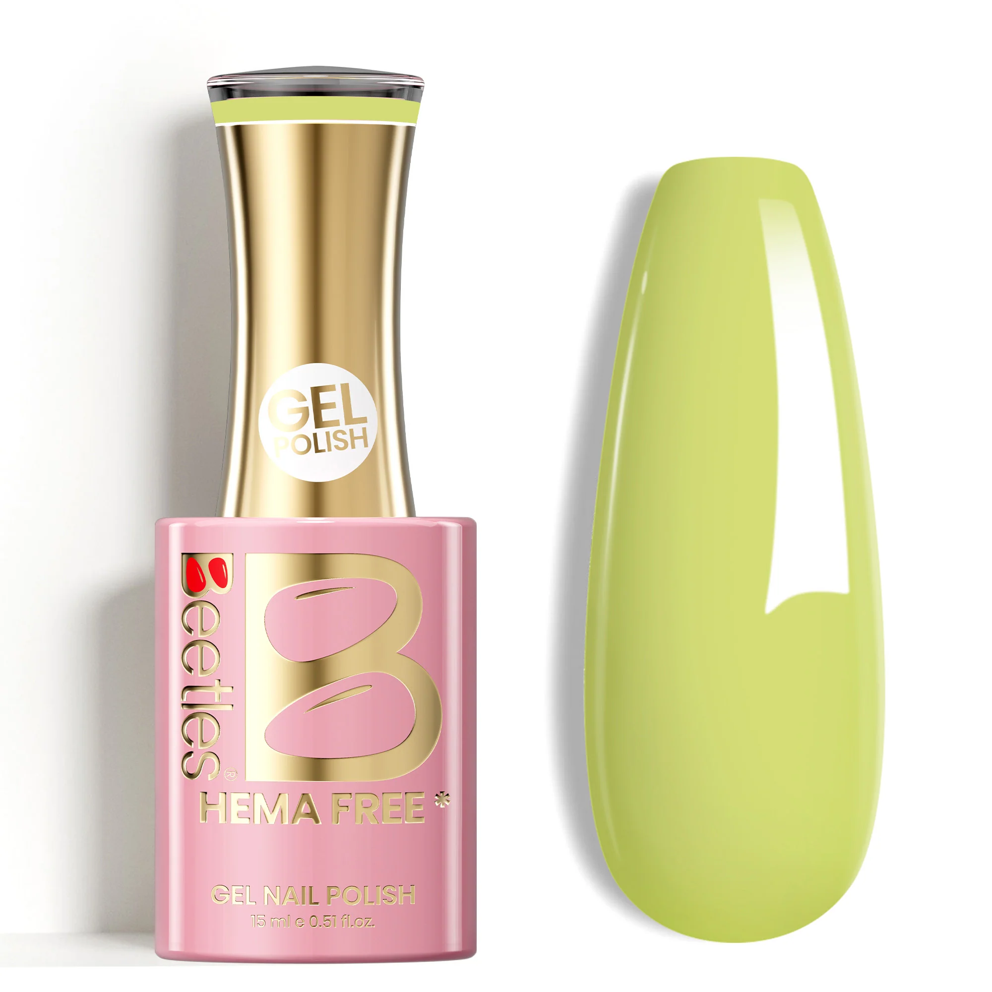 Beetles Stay Shining Fresh Pistachio HEMA Free TPO Free Gel Nail Polish 15ml
