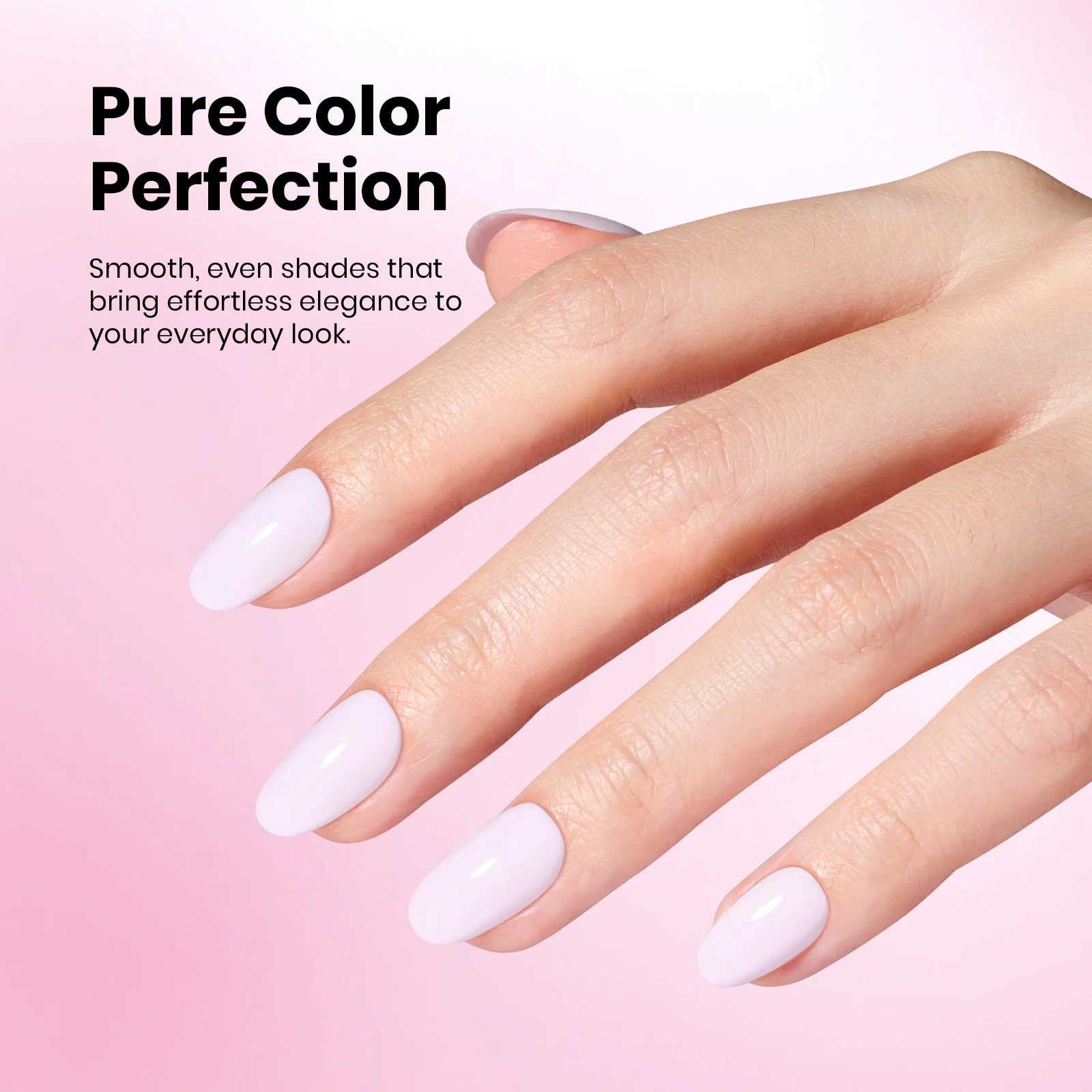 Beetles Stay Shining Collection Salon-Quality Gel Nail Polish - 15ml of Milky Petal - Image 5