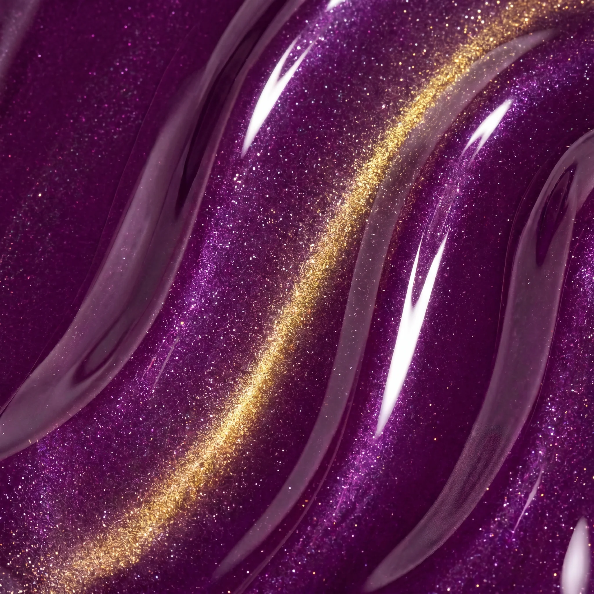 Beetles Stay Shining Grape Gleam HEMA Free TPO Free Cat Eye Gel Nail Polish with Magnetic 15ml - Image 5