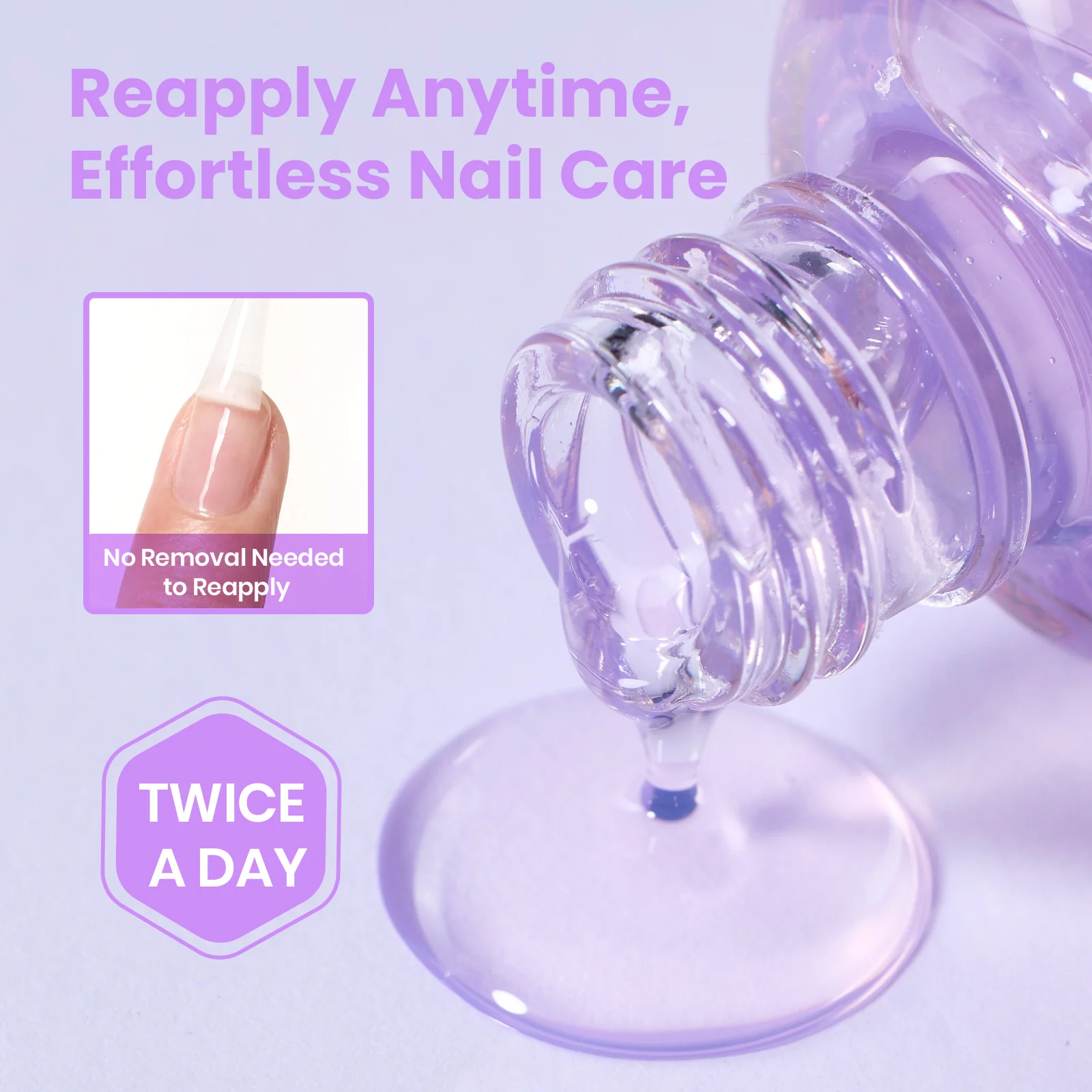 Beetles Stay Shining Grape Nail Strengthener 15ml - Image 8