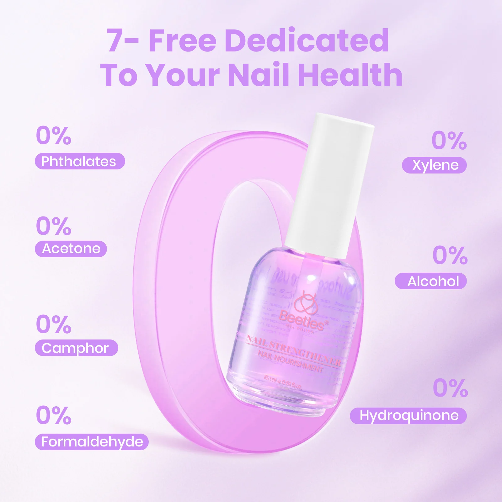 Beetles Stay Shining Grape Nail Strengthener 15ml - Image 9