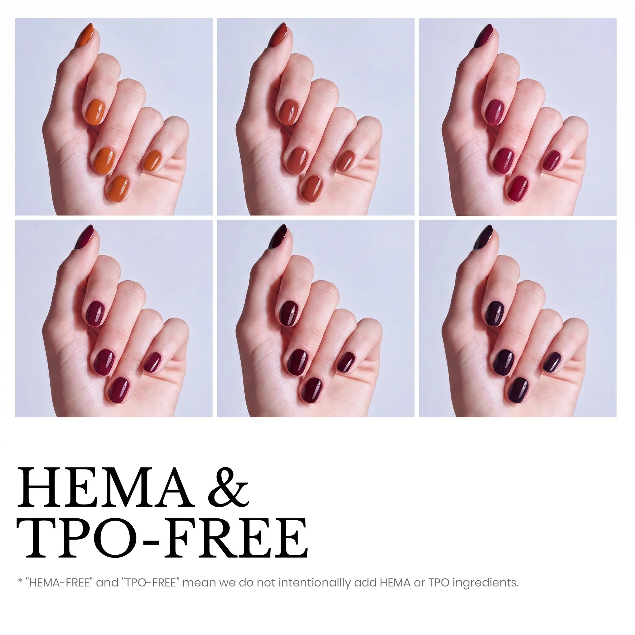 Beetles Stay Shining Just Fall HEMA Free TPO Free 6 Colors Gel Nail Polish Set 7.5ml - Image 3