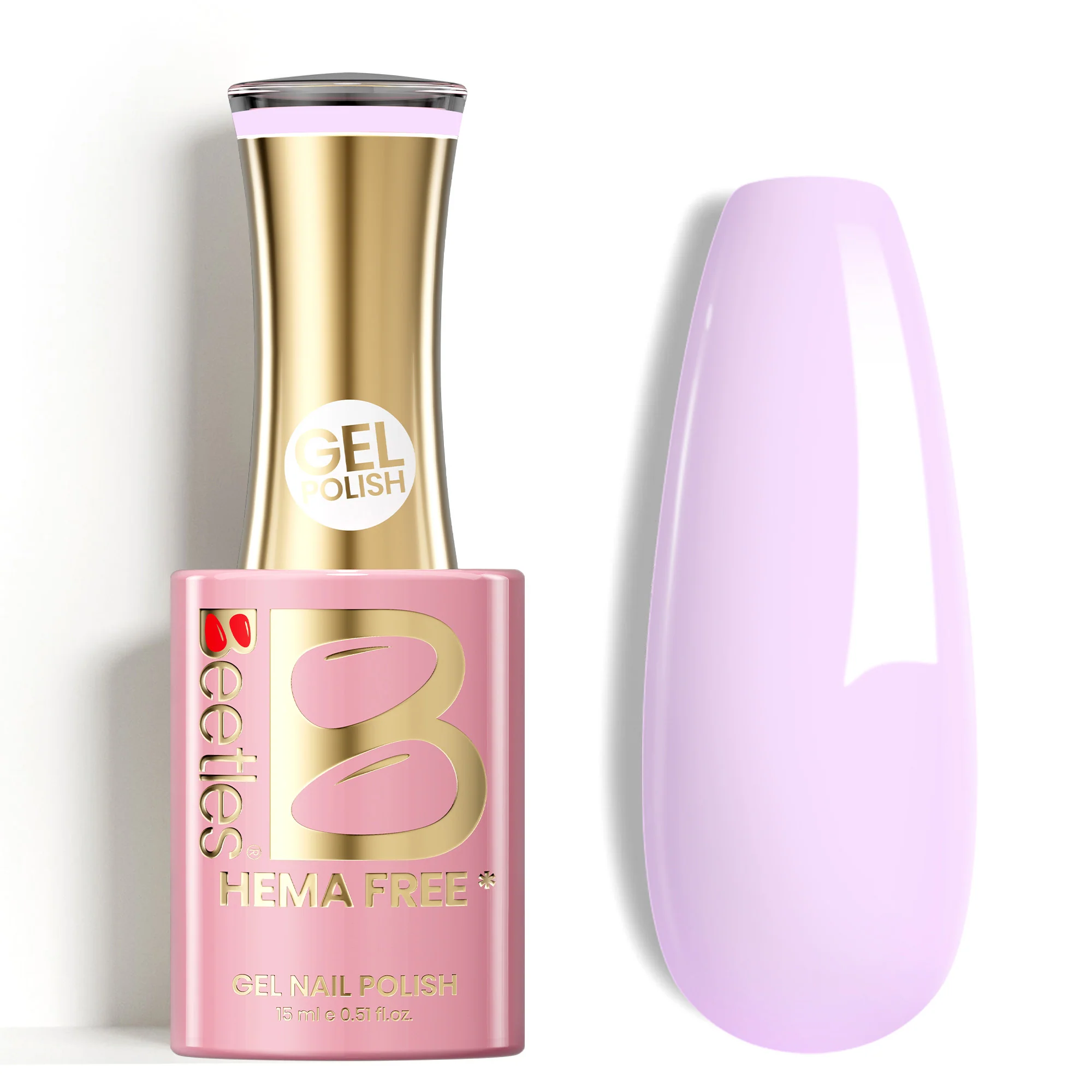 Beetles Stay Shining Lavender Macarons HEMA Free TPO Free Gel Nail Polish 15ml