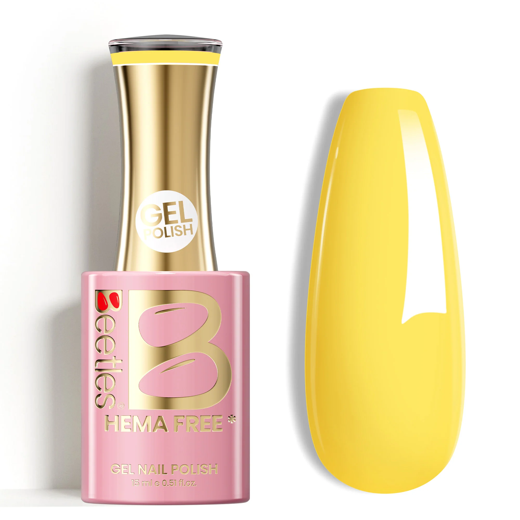 Beetles Stay Shining Mango Gelato HEMA Free TPO Free Gel Nail Polish 15ml