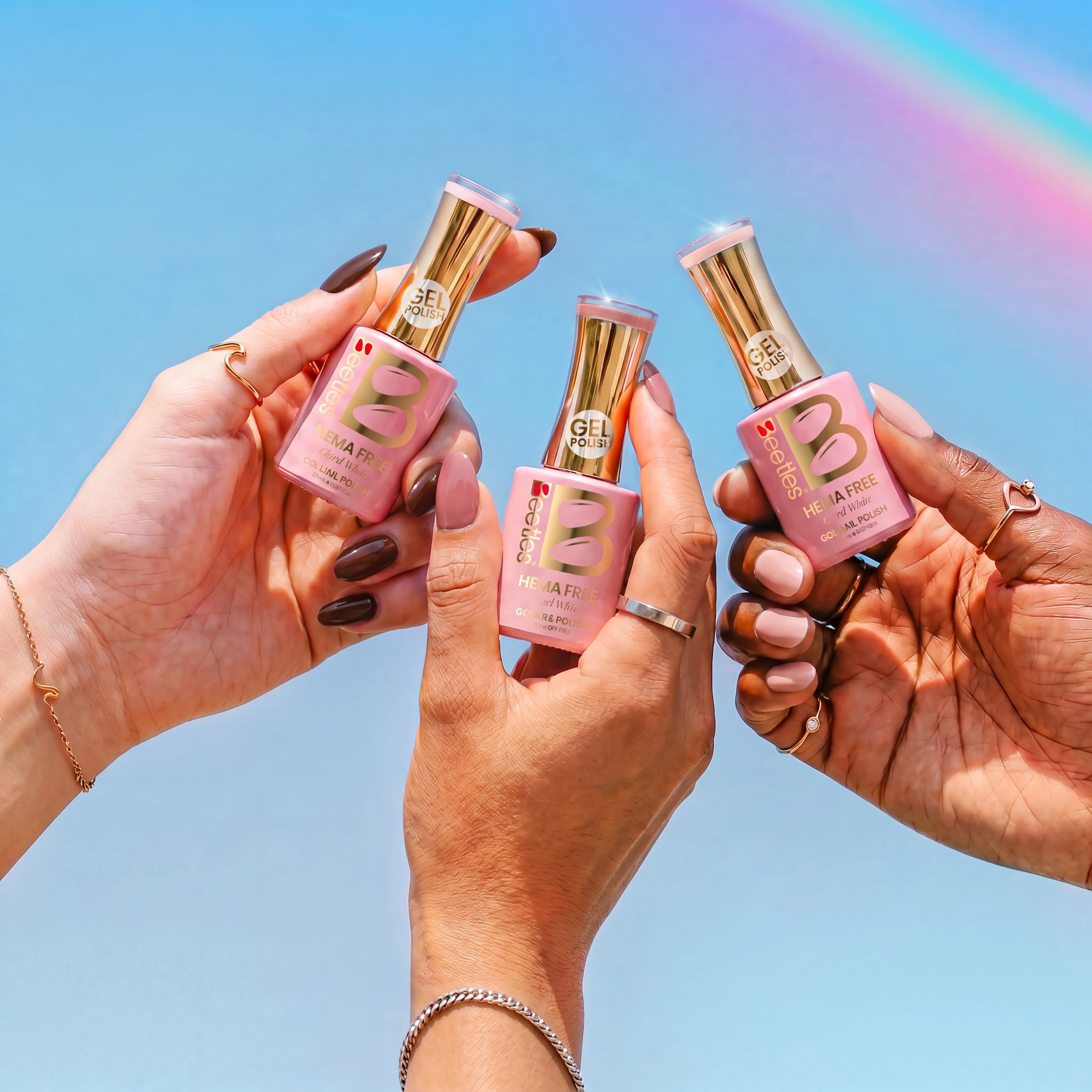 Beetles Stay Shining Mauve HEMA Free TPO Free 6 Colors Gel Nail Polish Set 7.5ml - Image 5