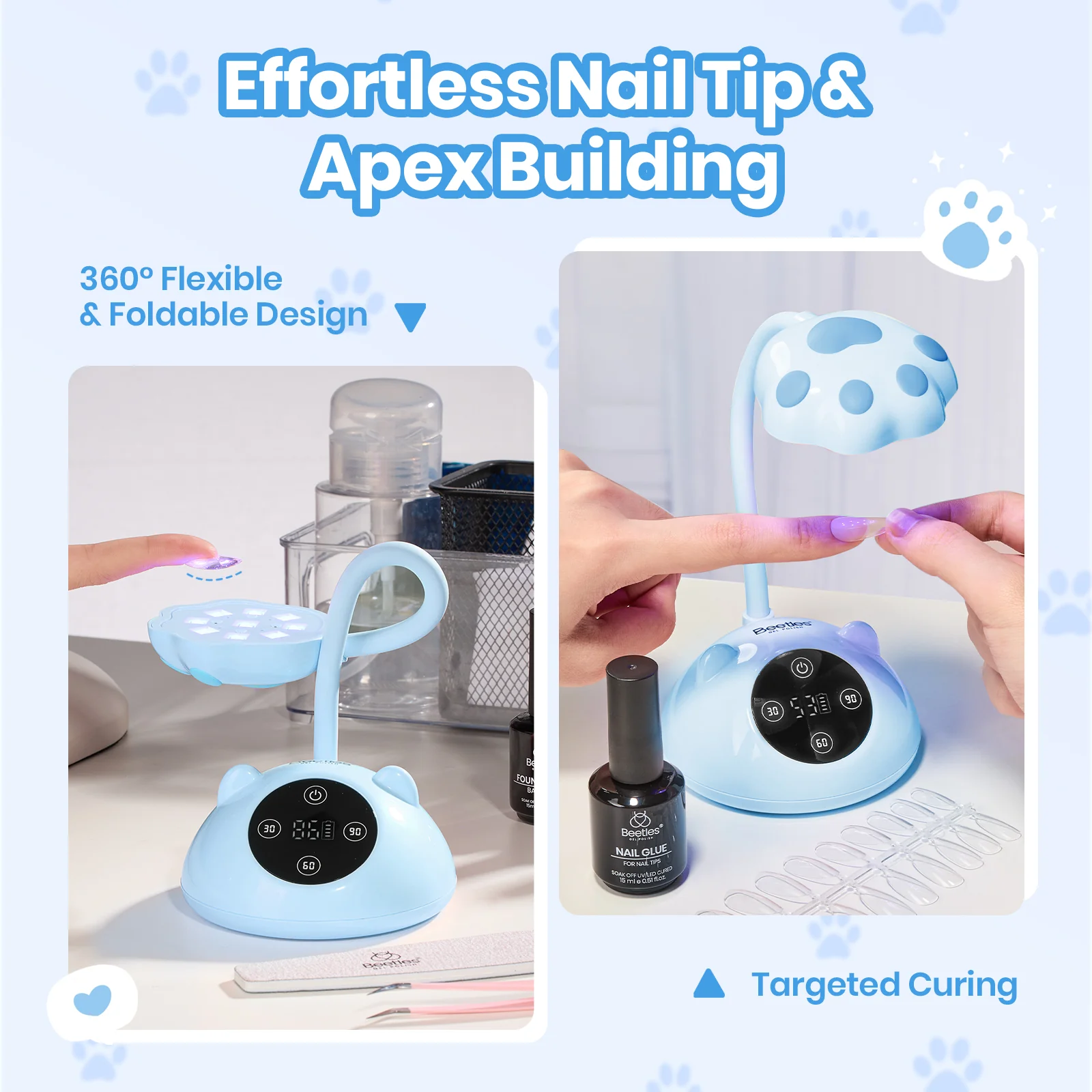 Beetles Stay Shining Meowgic BluePurr Nail Lamp - Image 2