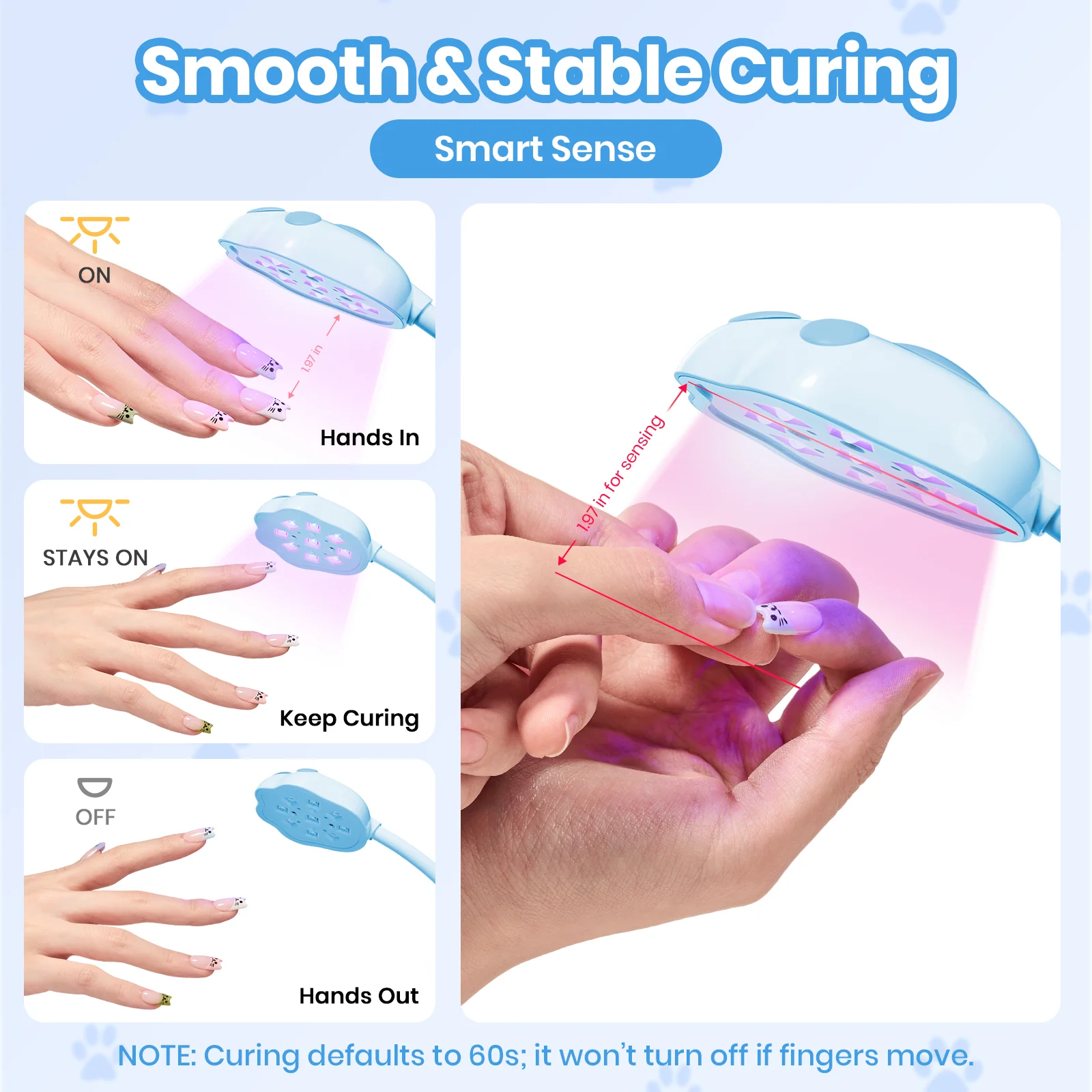 Beetles Stay Shining Meowgic BluePurr Nail Lamp - Image 4