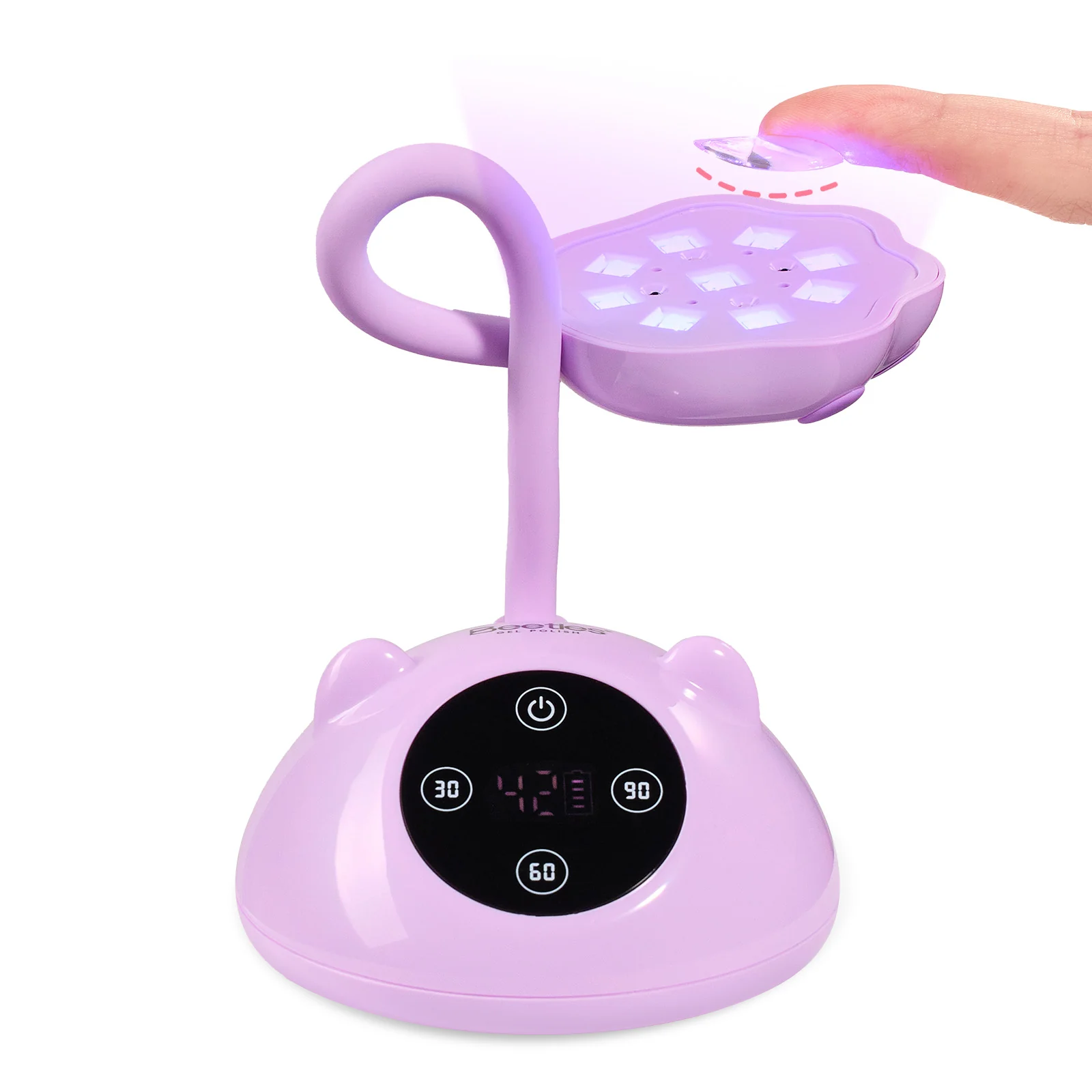 Beetles Stay Shining Meowgic GrapePurr Nail Lamp - Image 9