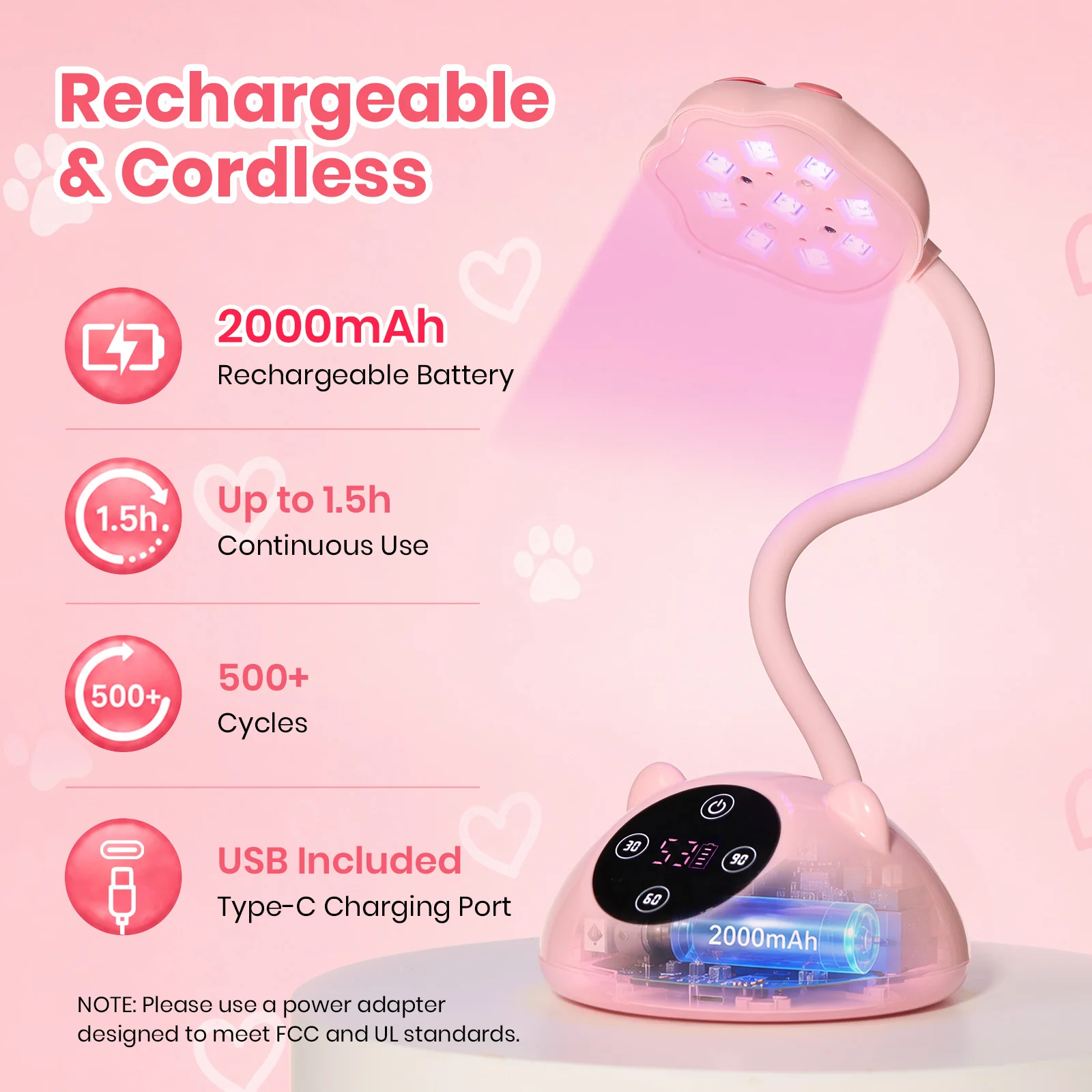 Beetles Stay Shining Meowgic StrawPurr Nail Lamp - Image 4