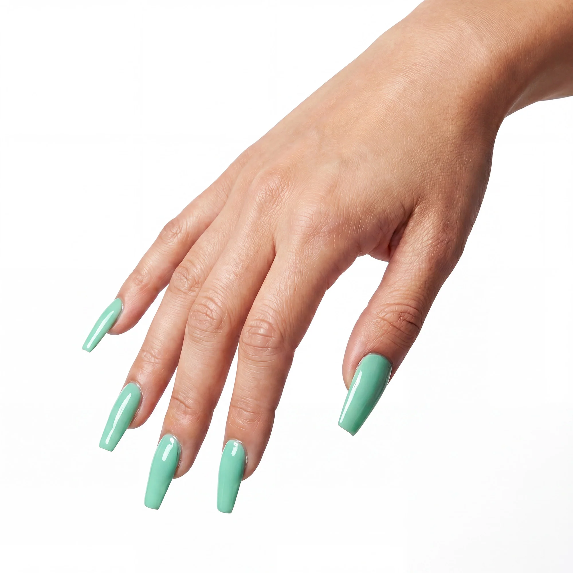 Beetles Stay Shining Mint Lagoon HEMA Free TPO Free Gel Nail Polish 15ml - Image 2