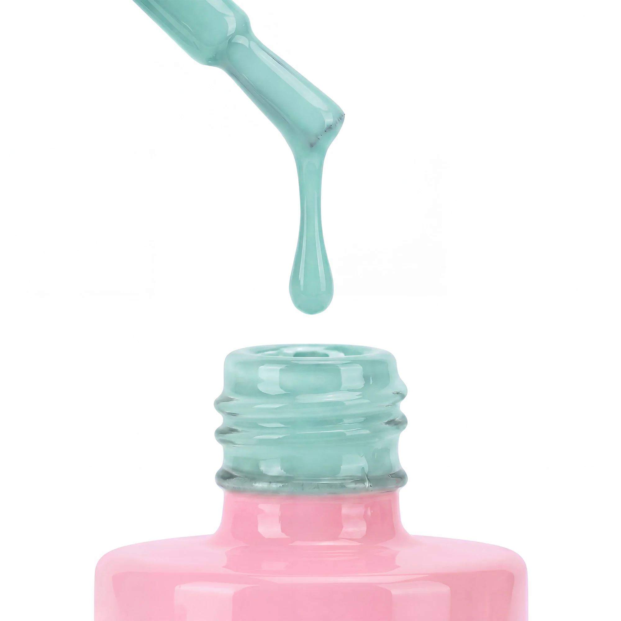 Beetles Stay Shining Mint Lagoon HEMA Free TPO Free Gel Nail Polish 15ml - Image 5