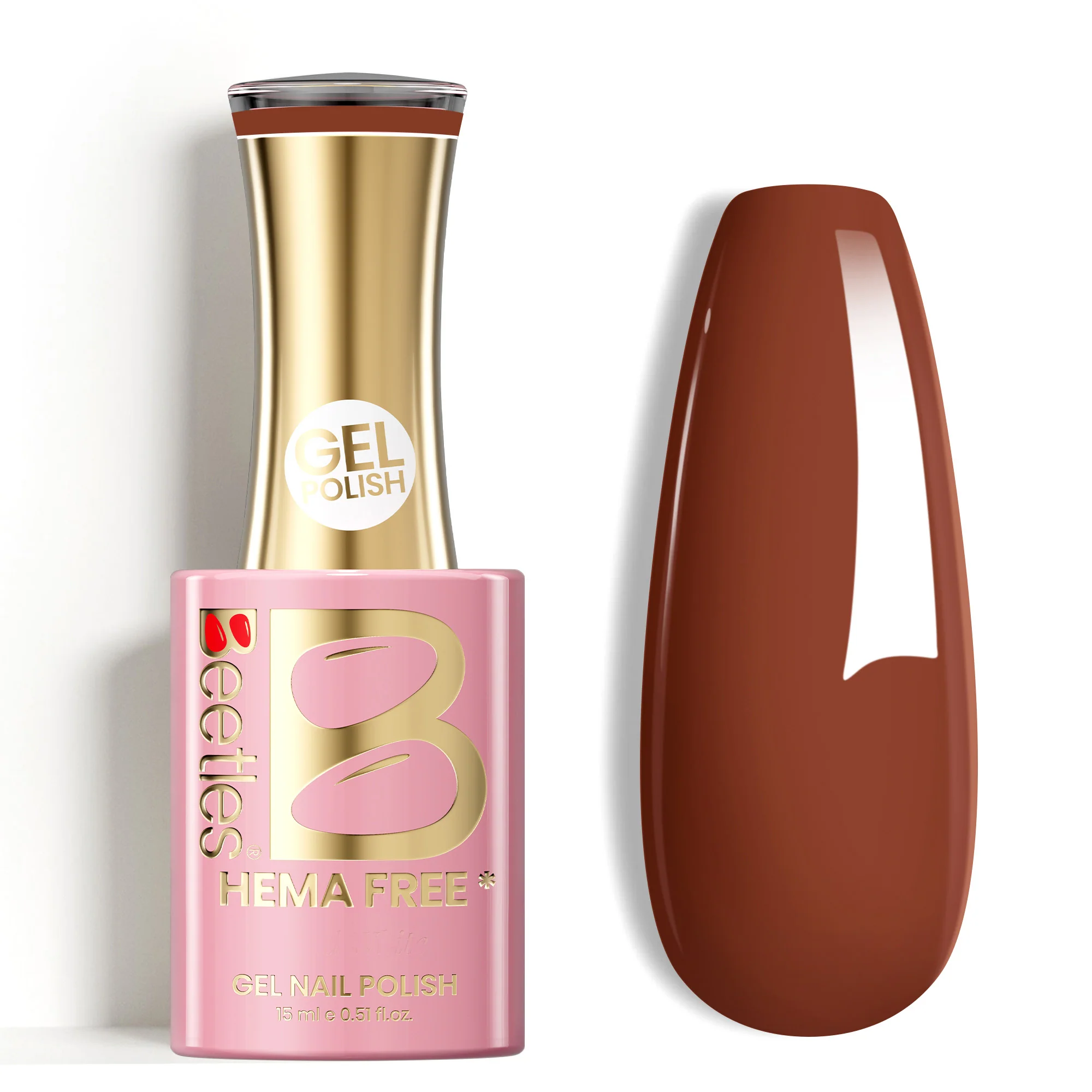 Beetles Stay Shining Mocha Mist HEMA Free TPO Free Jelly Gel Nail Polish 15ml