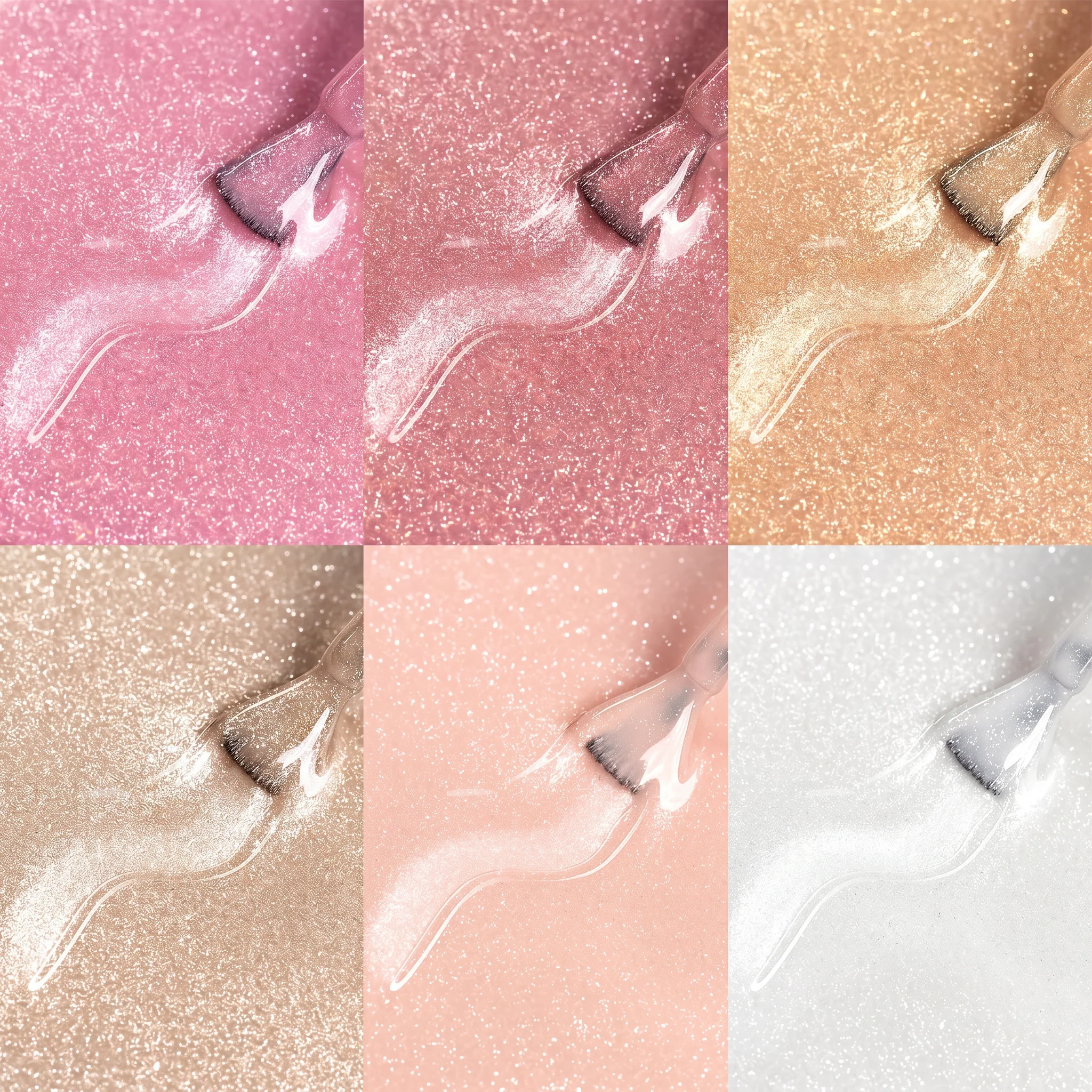 Beetles Stay Shining Pink Velvet HEMA Free TPO Free 6 Colors Cat Eye Gel Set 7.5ml - Image 2