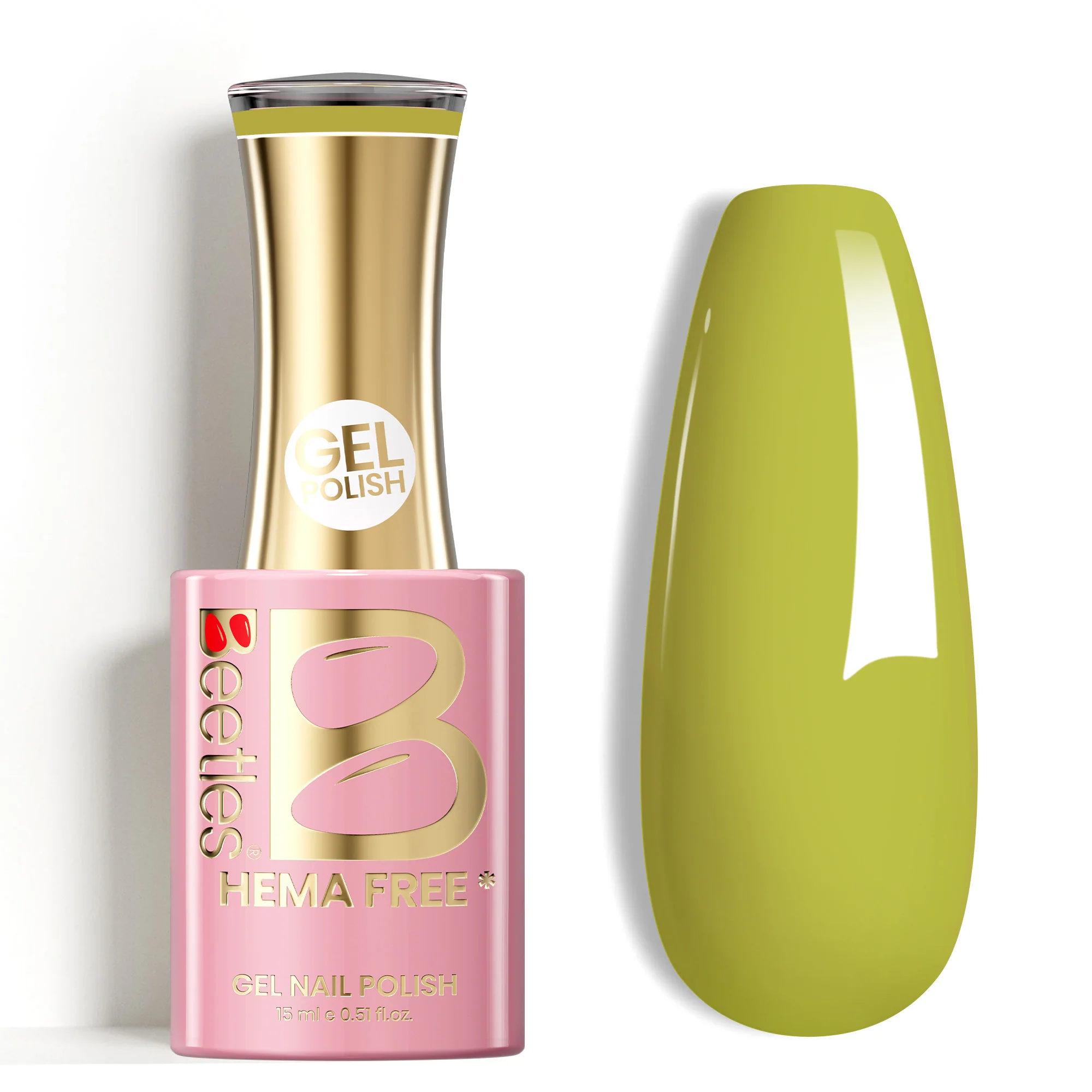 Beetles Stay Shining Pistachio Latte HEMA Free TPO Free Gel Nail Polish 15ml