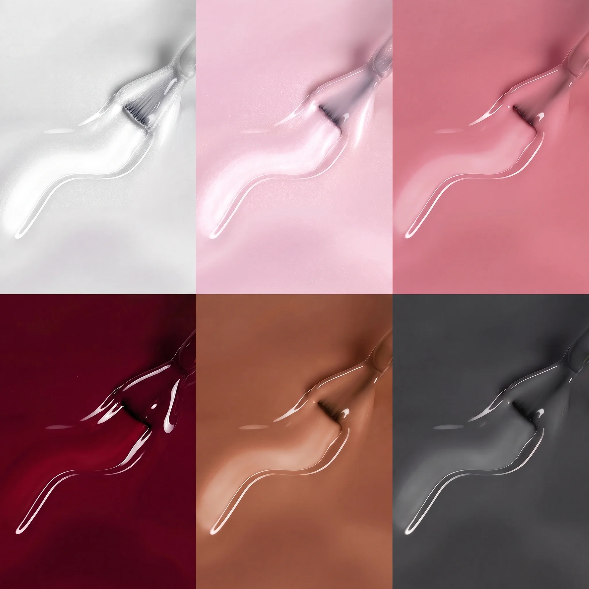Beetles Stay Shining Porcelain Glow HEMA Free TPO Free 6 Colors Cat Eye Gel Set 7.5ml - Image 2