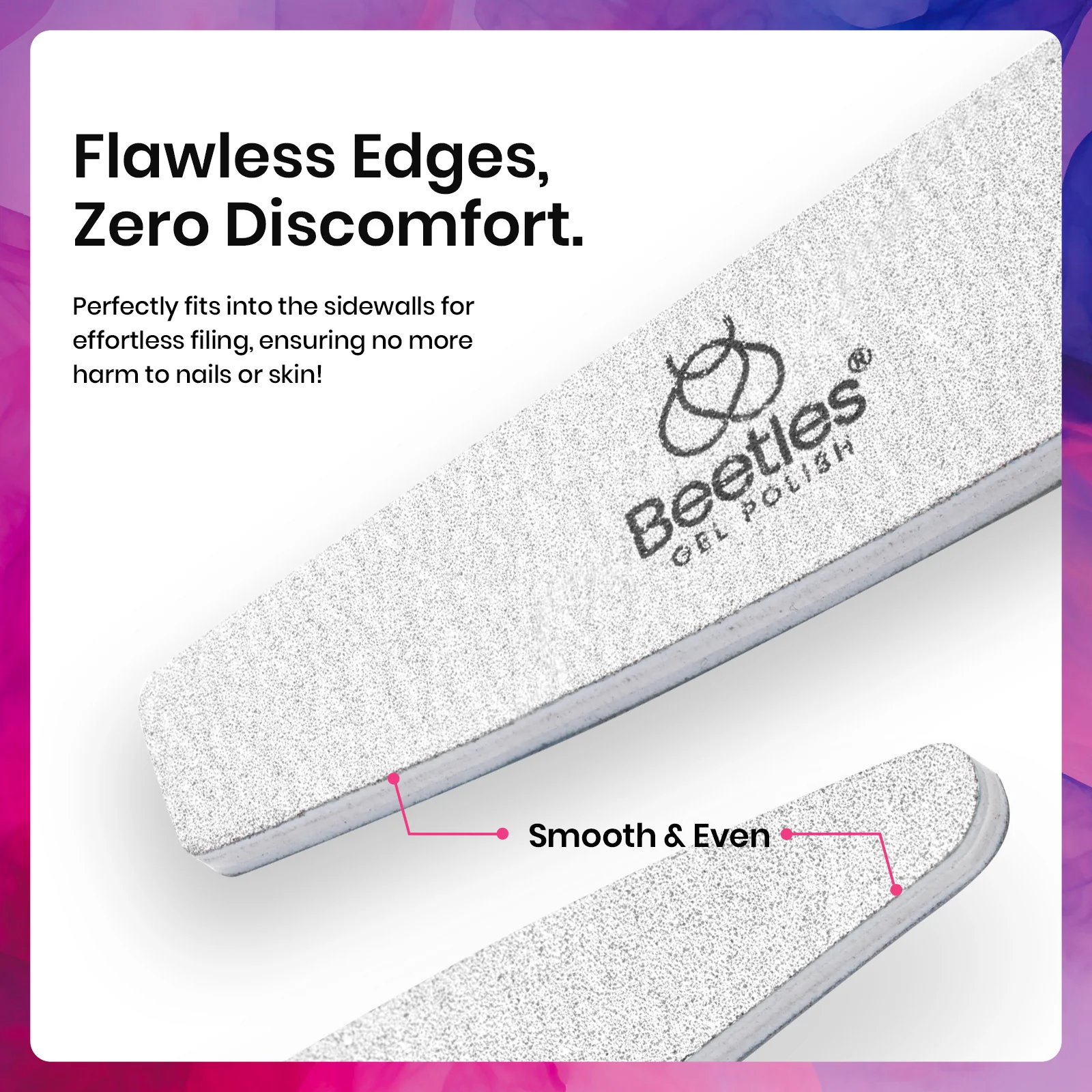 Beetles Stay Shining Professional-Grade Nail File Trio - Image 7