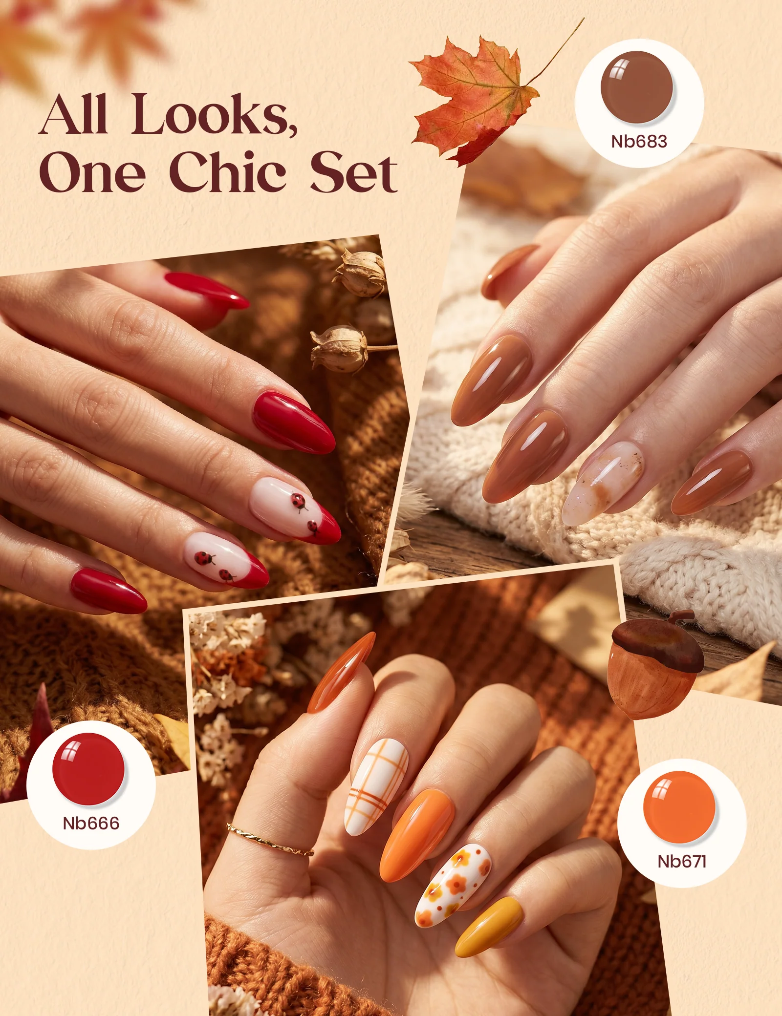 Beetles Stay Shining Retro Reverie HEMA Free TPO Free Spring Gel Polish Box 30 Colors 10ml - Image 7