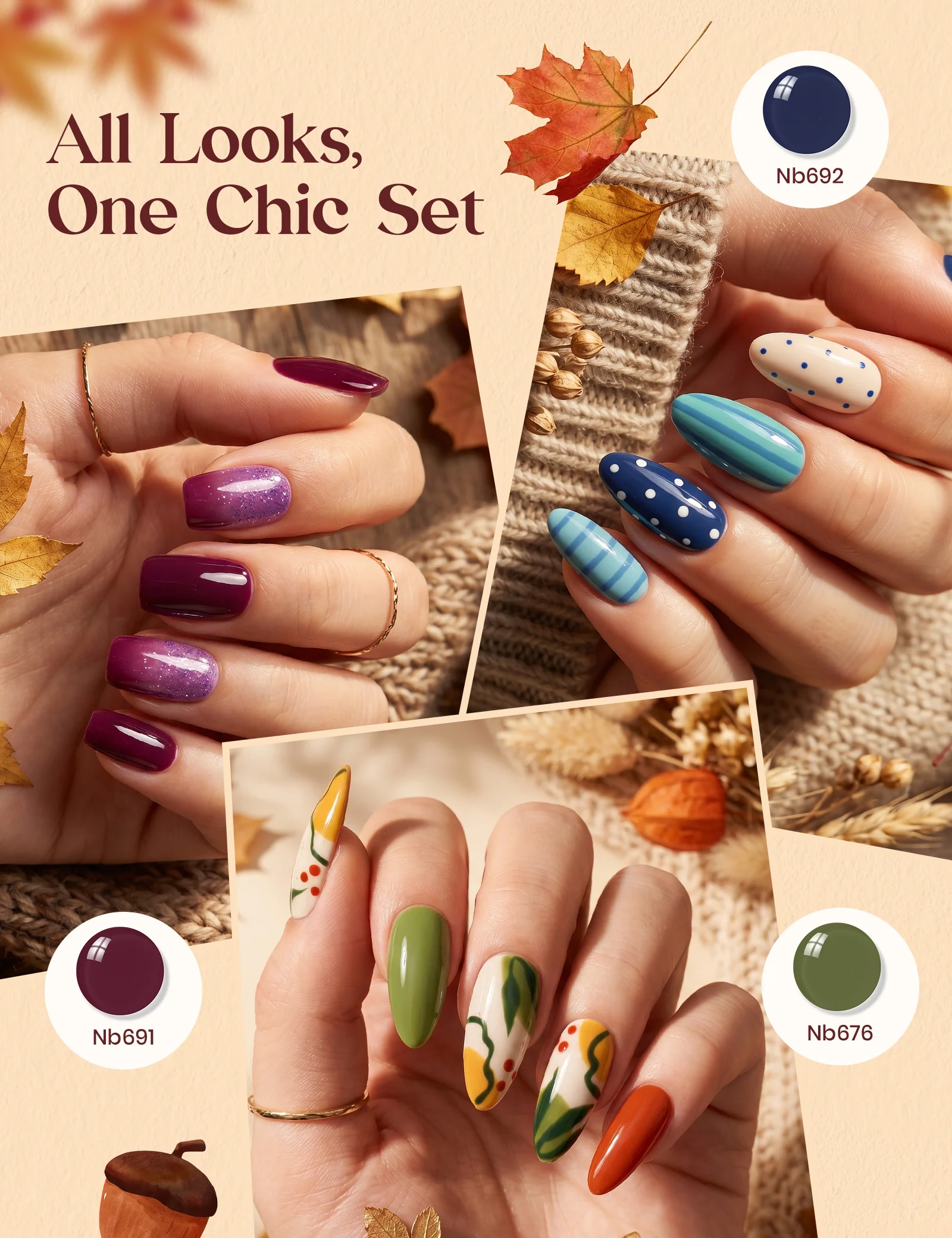 Beetles Stay Shining Retro Reverie HEMA Free TPO Free Spring Gel Polish Box 30 Colors 10ml - Image 8