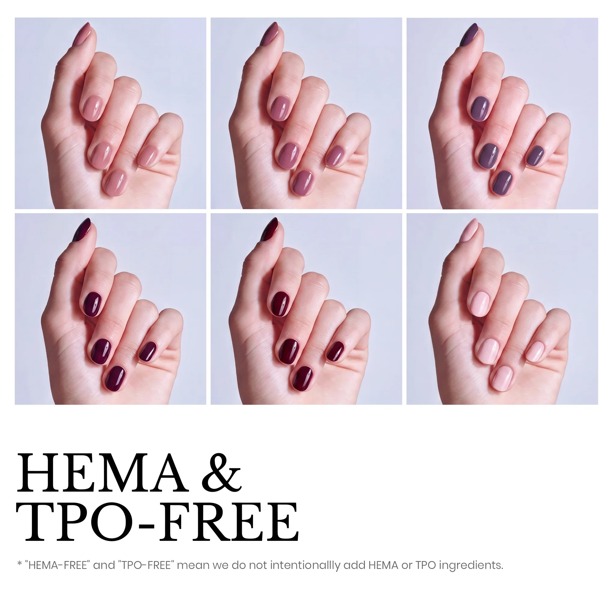 Beetles Stay Shining Rose Petals HEMA Free TPO Free 6 Colors Gel Nail Polish Set 7.5ml - Image 3