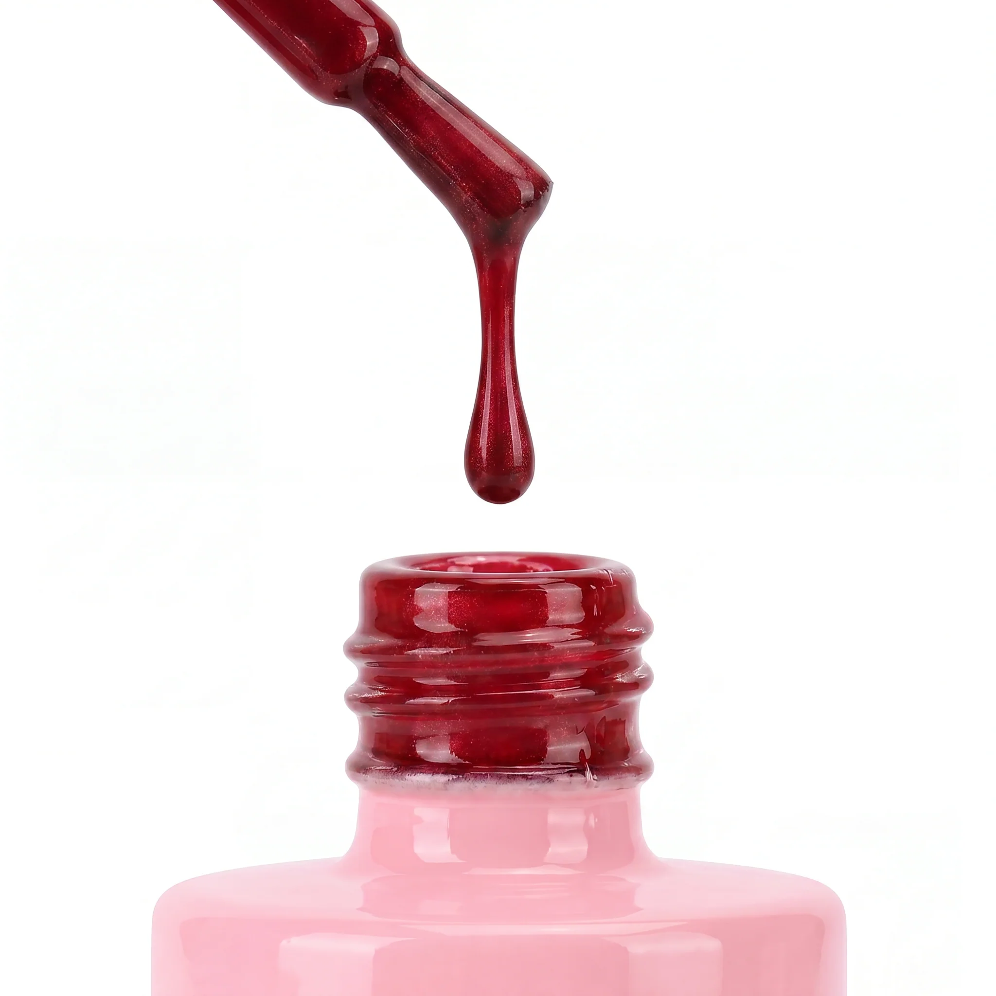 Beetles Stay Shining Royal Ruby HEMA Free TPO Free Cat Eye Gel Nail Polish with Magnetic 15ml - Image 4