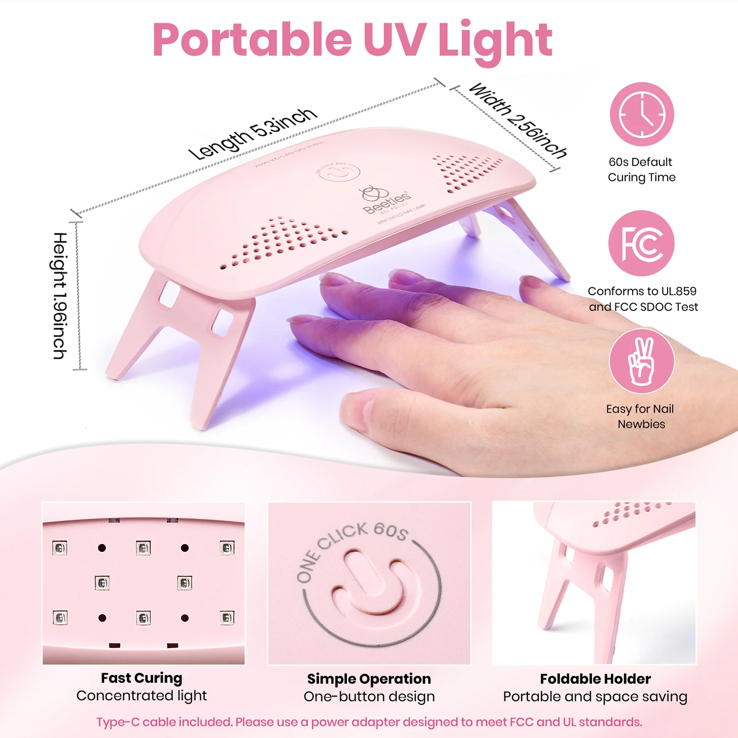 Beetles Stay Shining Sakura Snow Gel Nail Kit - Image 5