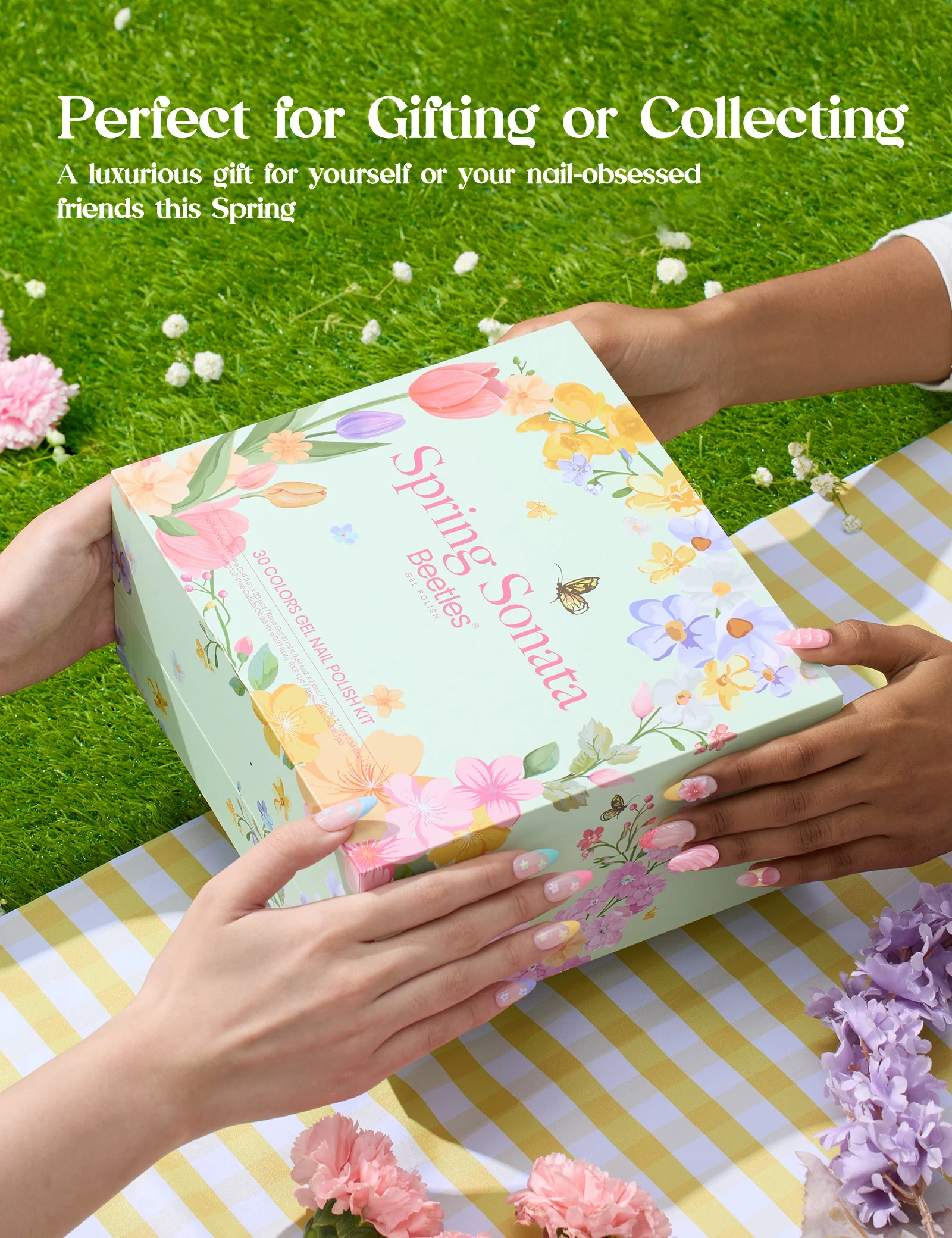 Beetles Stay Shining Spring Sonata HEMA Free TPO Free Gel Polish Box 30 Colors 15ml - Image 6