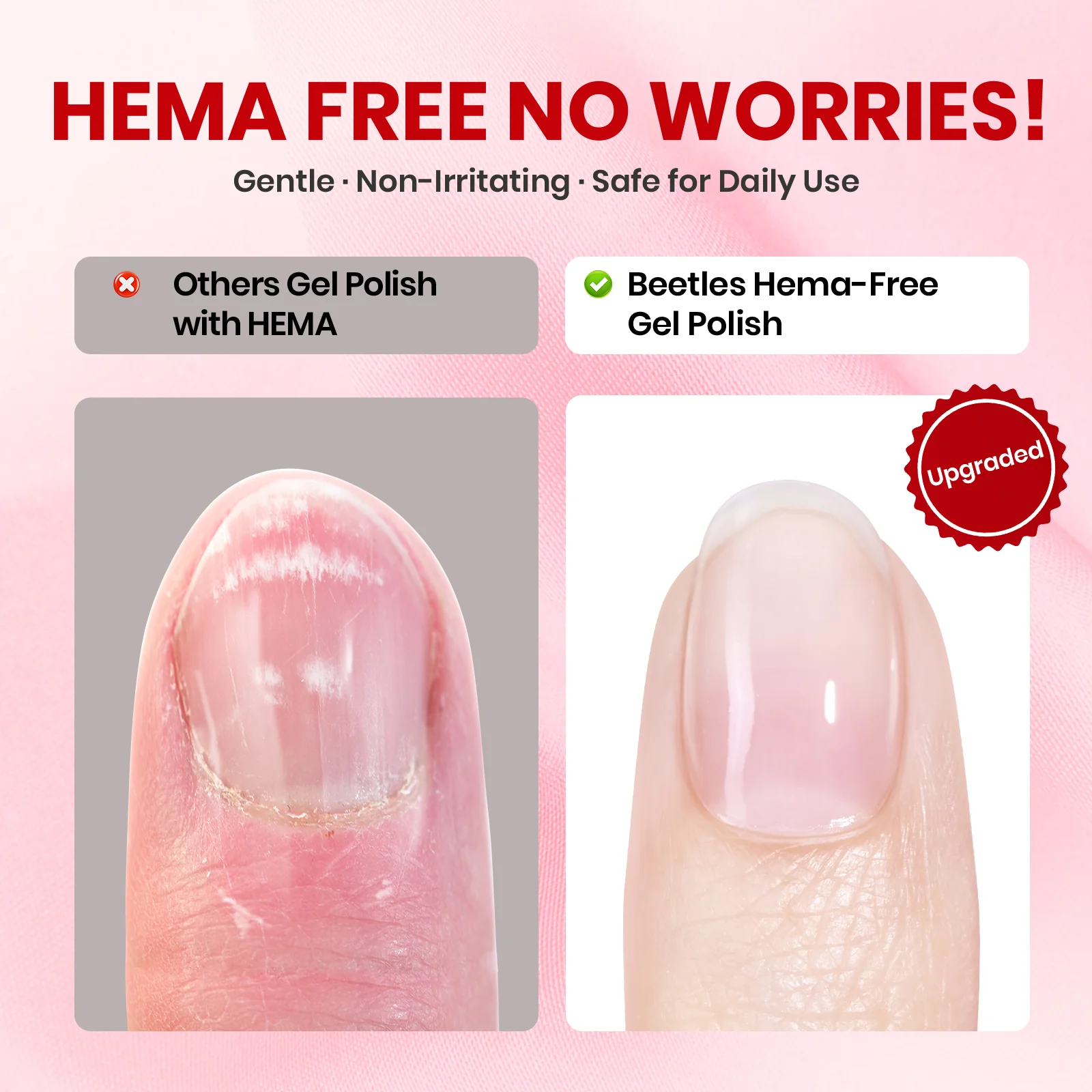 Beetles Stay Shining Timeless Charm HEMA-FREE TPO FREE Gel Nail Kit with UV Light, DIY Salon-Quality at Home - Image 5