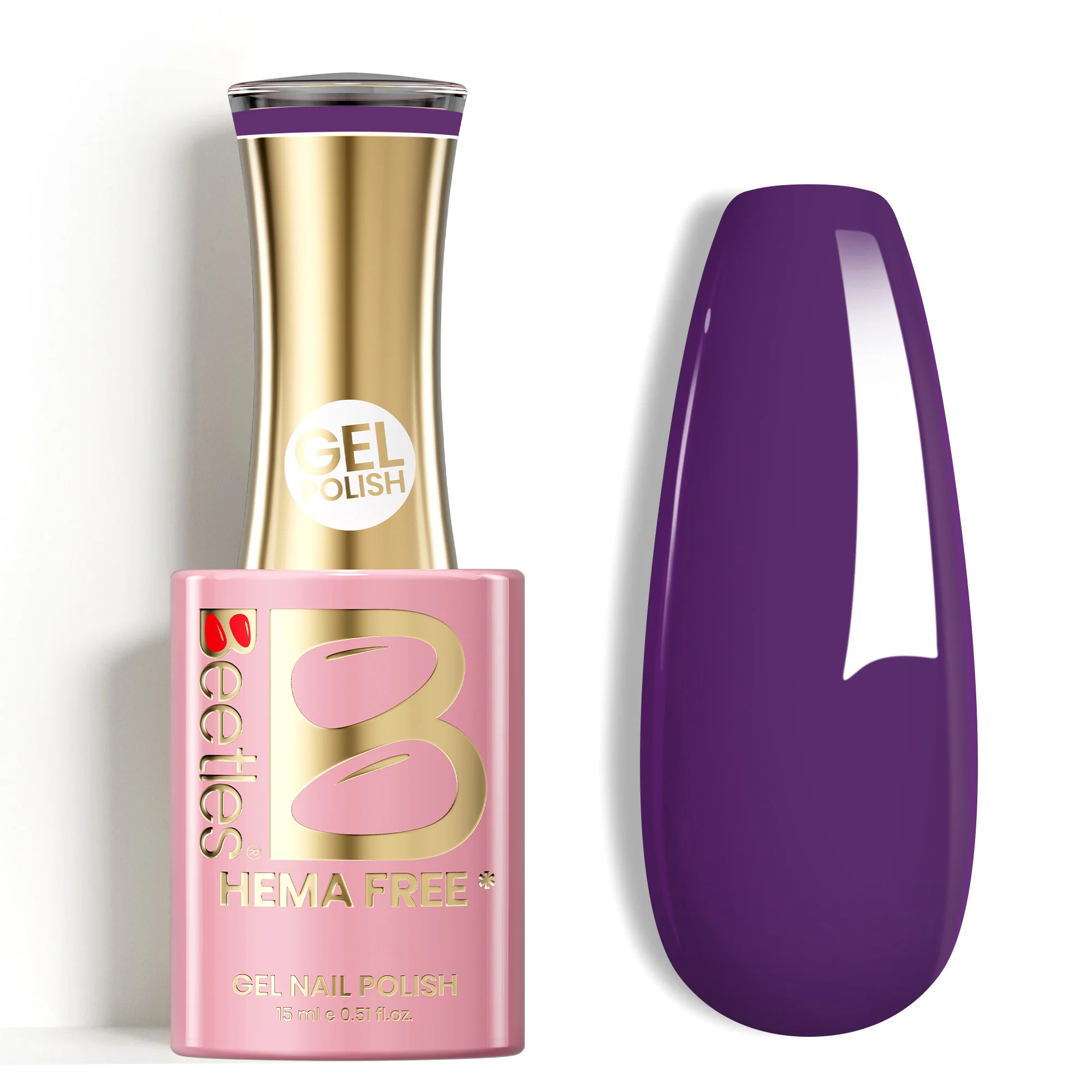 Beetles Stay Shining Twilight Whisper HEMA Free TPO Free Gel Nail Polish 15ml