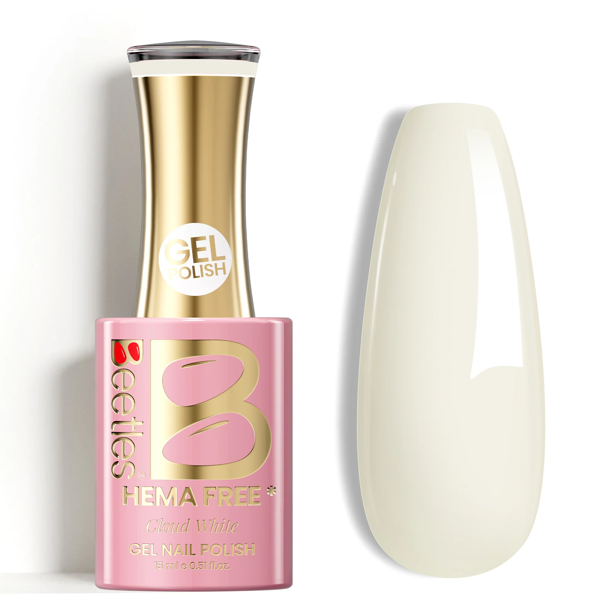 Beetles Stay Shining Vanilla Scoop HEMA Free TPO Free Gel Nail Polish 15ml