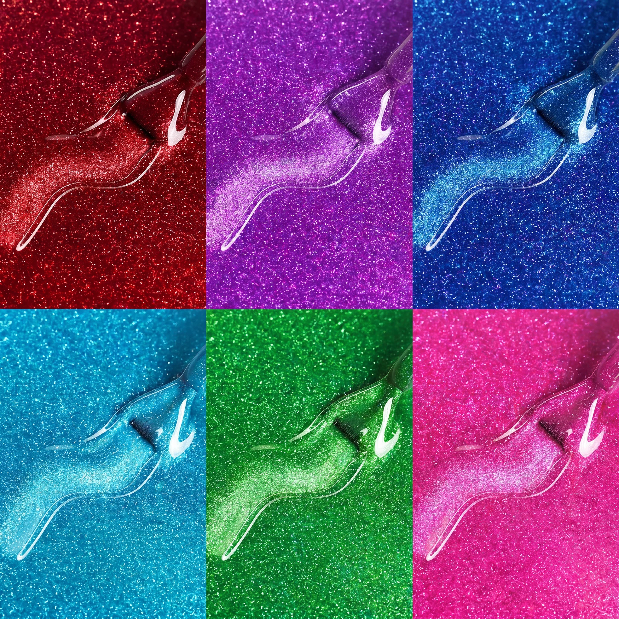 Beetles Stay Shining Youth Radiance HEMA Free TPO Free 6 Colors Cat Eye Gel Polish Set 7.5ml - Image 2