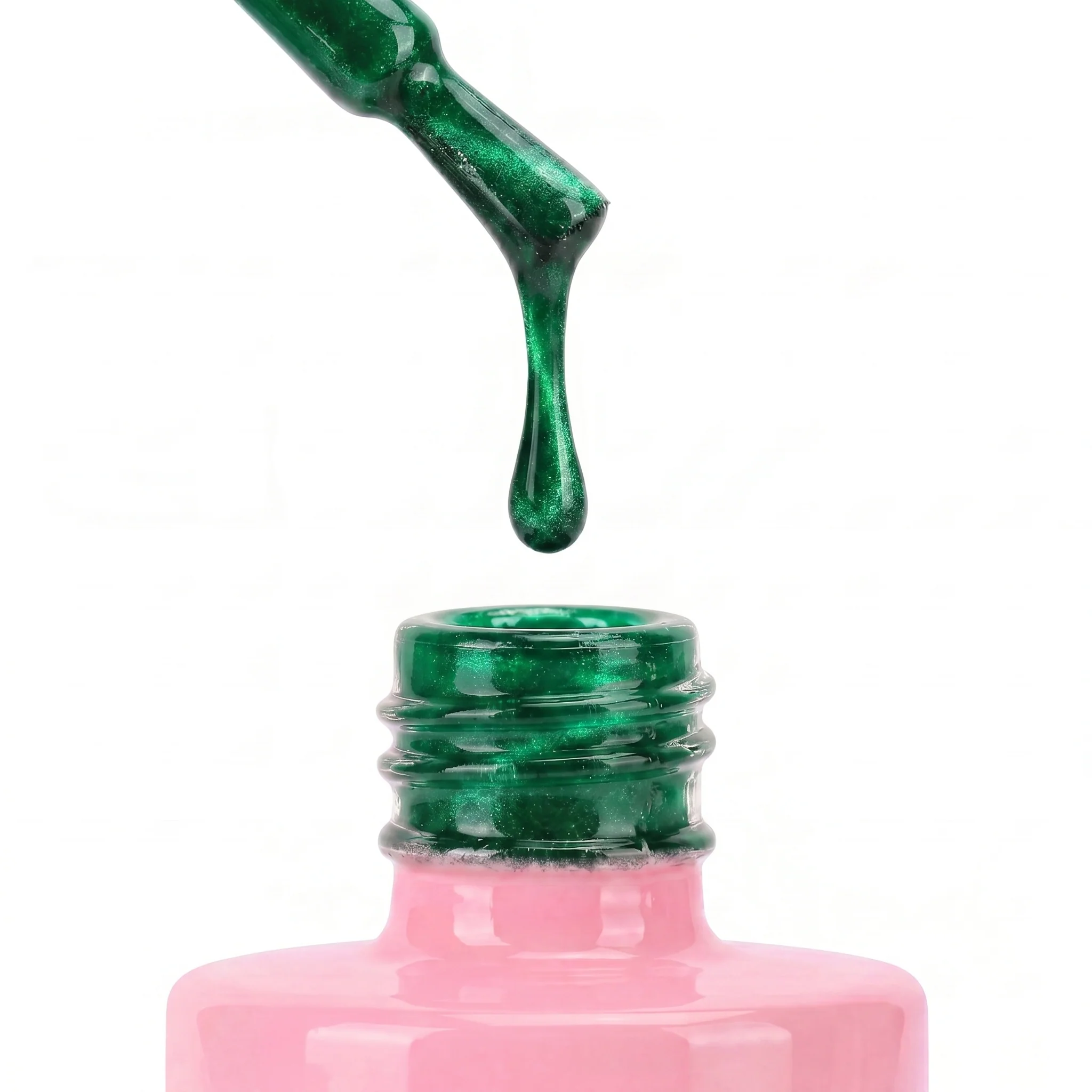 Beetles Stay ShiningImperial Emerald HEMA Free TPO Free Cat Eye Gel Nail Polish with Magnetic 15ml - Image 5