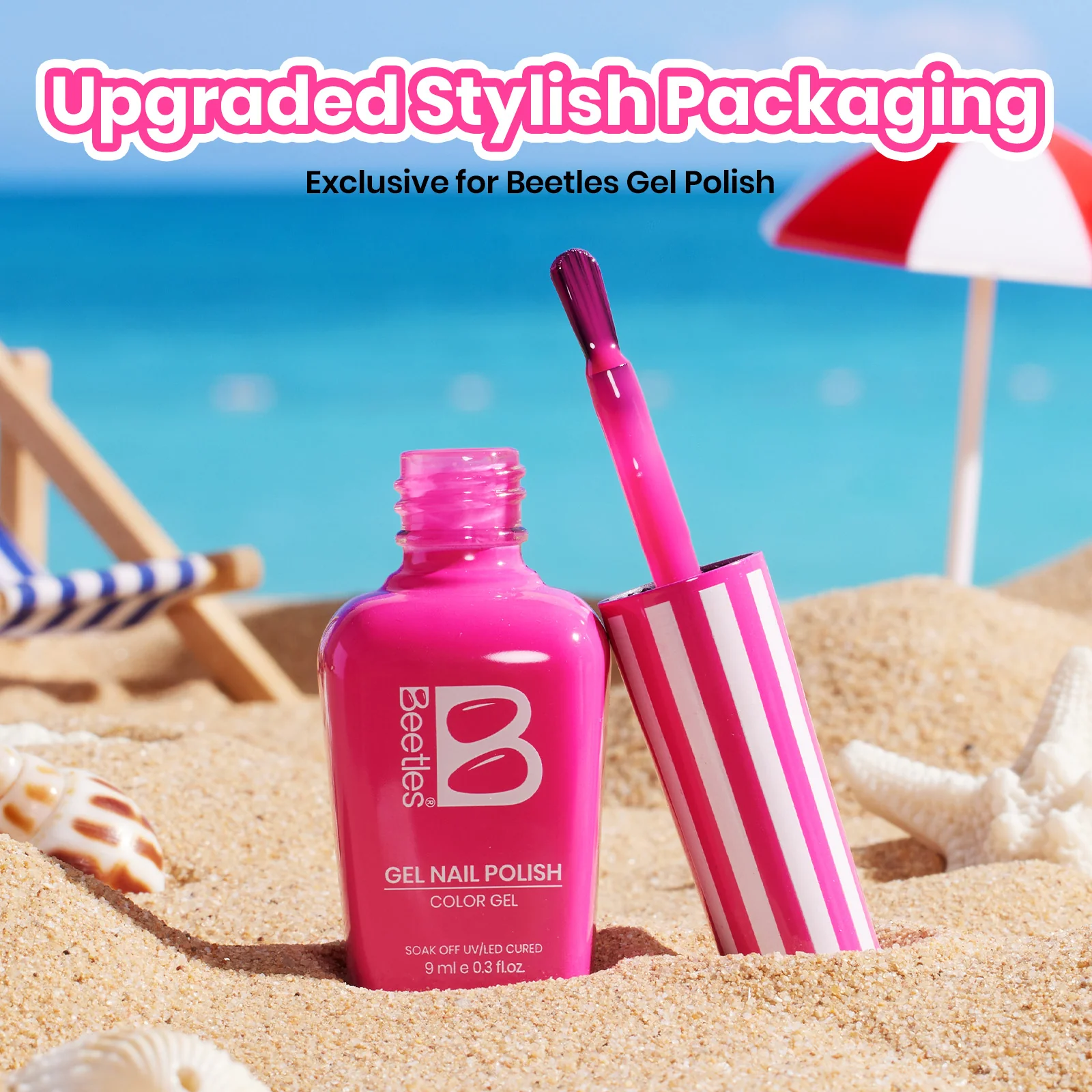 Beetles Summer Voyage - BikiniPink Summer Nails 9ml - Image 6