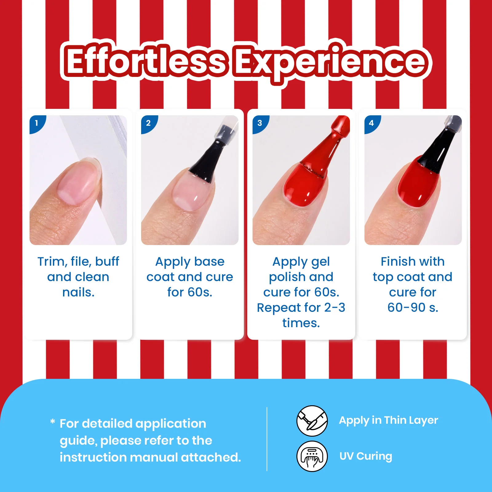 Beetles Summer Voyage - Sunburn Red Summer Nails 9ml - Image 6