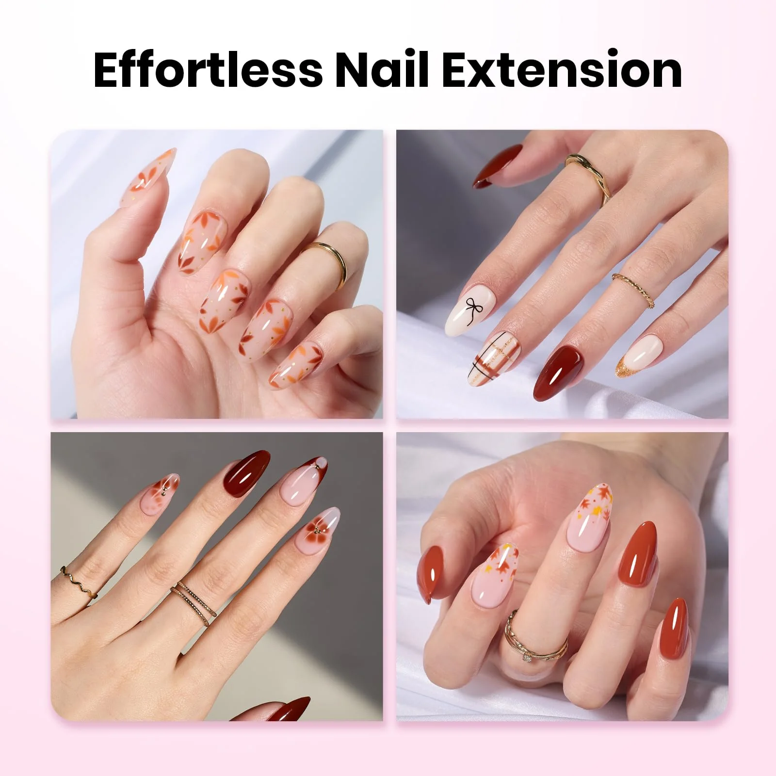 Beetles Tipex Lite Apex Nail Tips - Almond Medium 256pcs 16 Sizes - Image 6