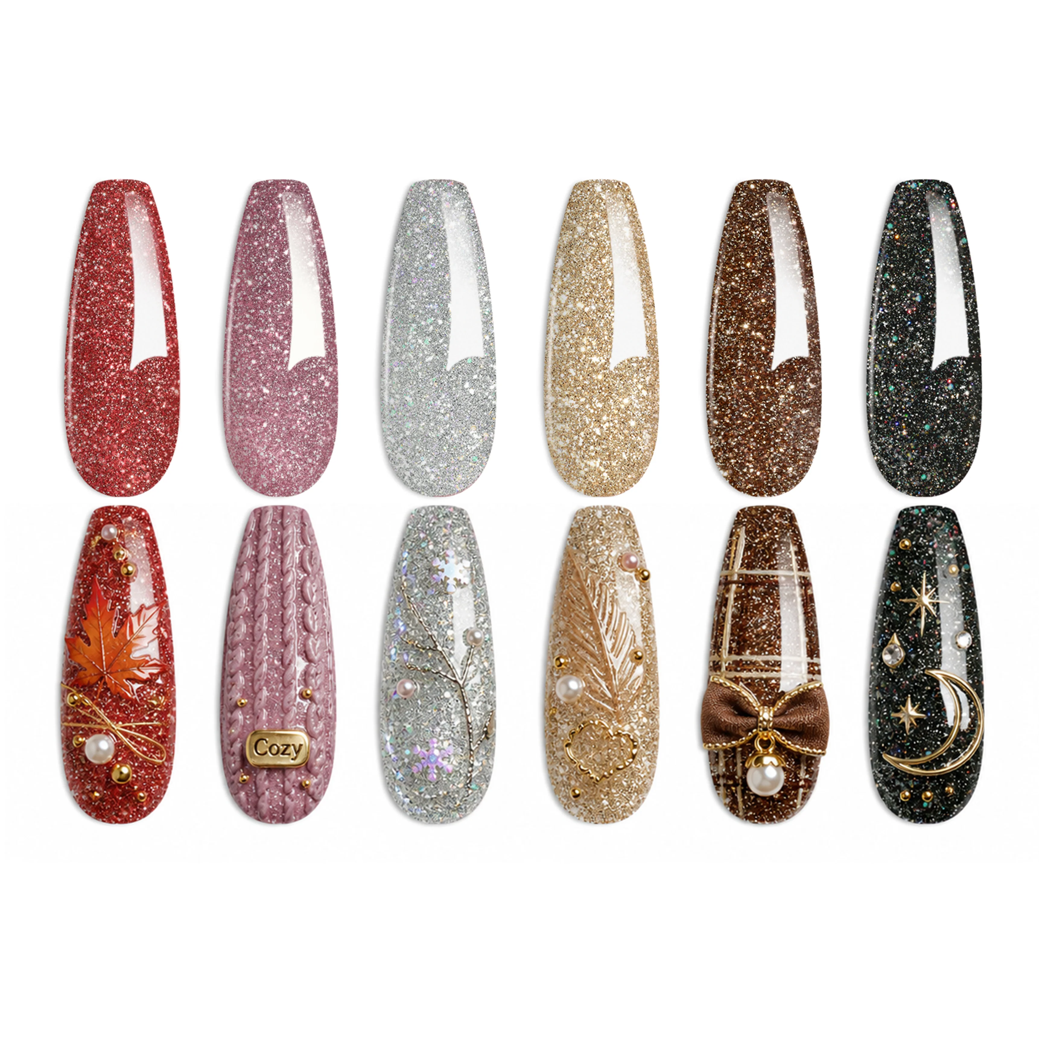 Bling Fling | 6 Colors Gel Polish Set