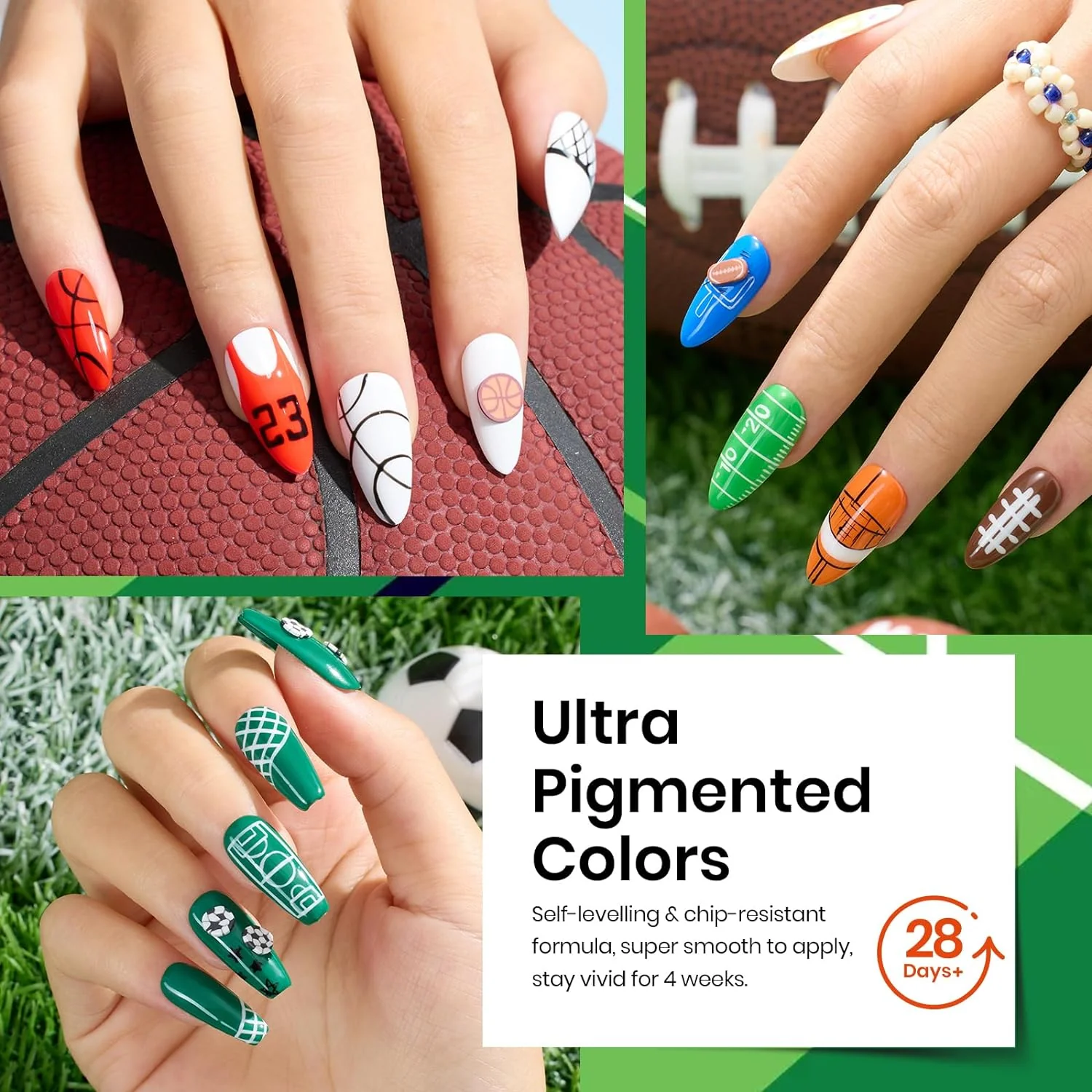 Blokecore-20 Gel Colors Set with Top and Base Coat (5ml/Each) Nails - Image 4