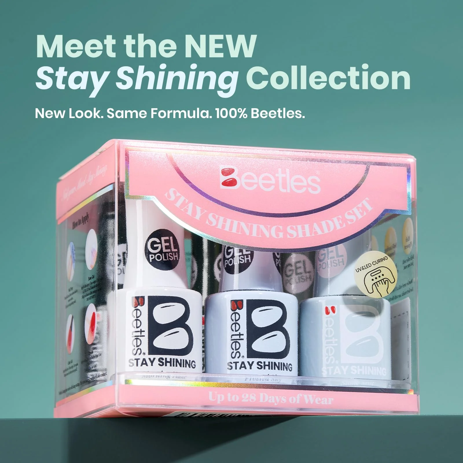 Beetles Gel Nail Polish Set - Stay Shining Forest Fog Shade Set - Image 7