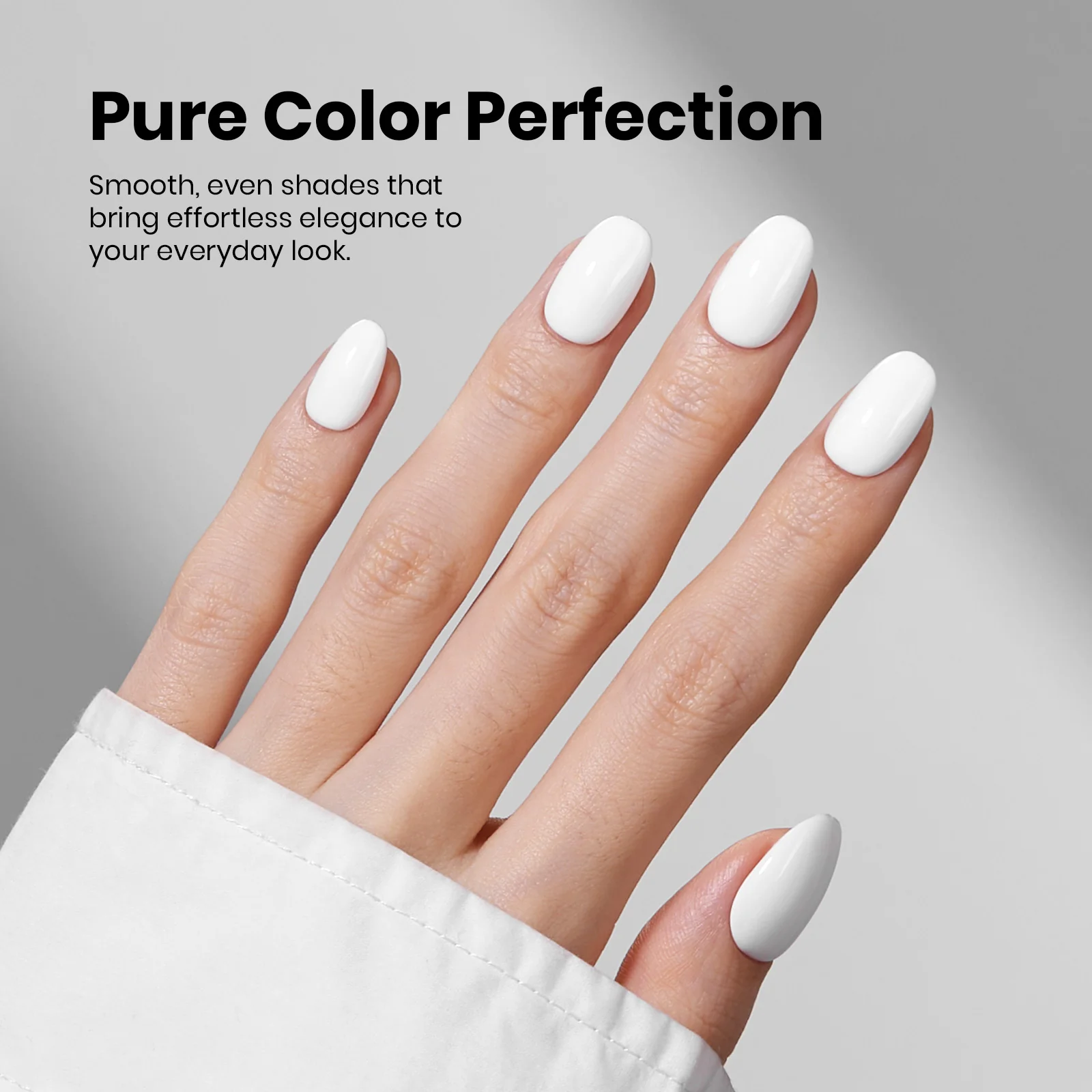 Beetles Stay Shining Gel Polish Frosted White - 15ml of Pure Clarity - Image 6