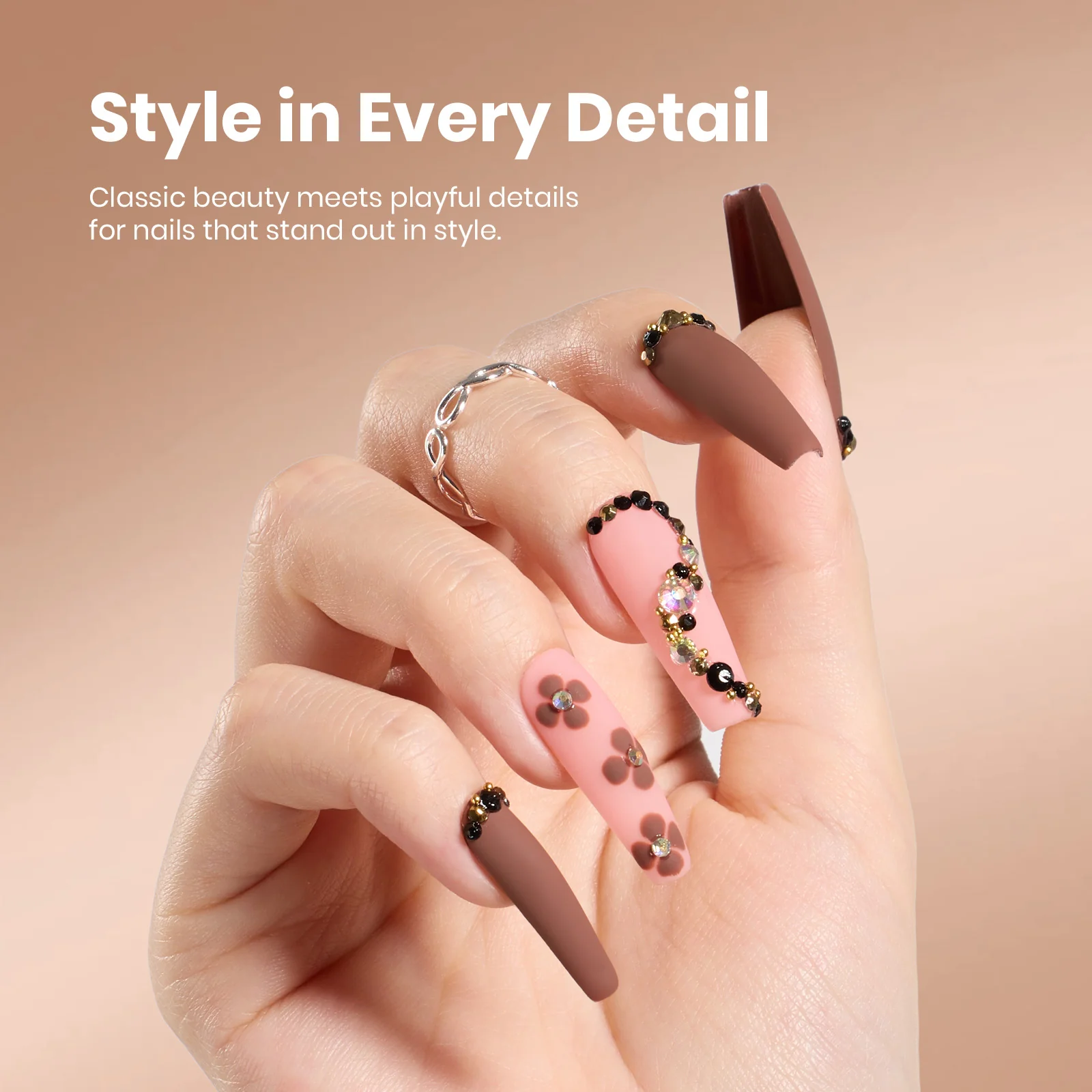 Beetles Stay Shining Gel Polish Mocha Mood - 15ml of Cozy Moment - Image 4