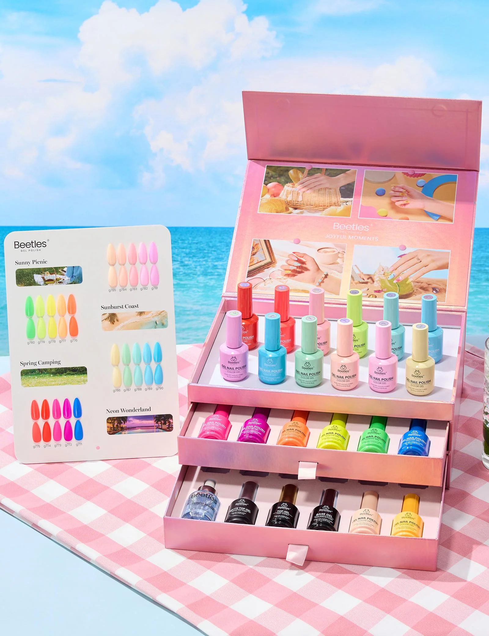 Candy Electric Collection 20 Colors Summer Nails Neon Gel Polish Set  15ML